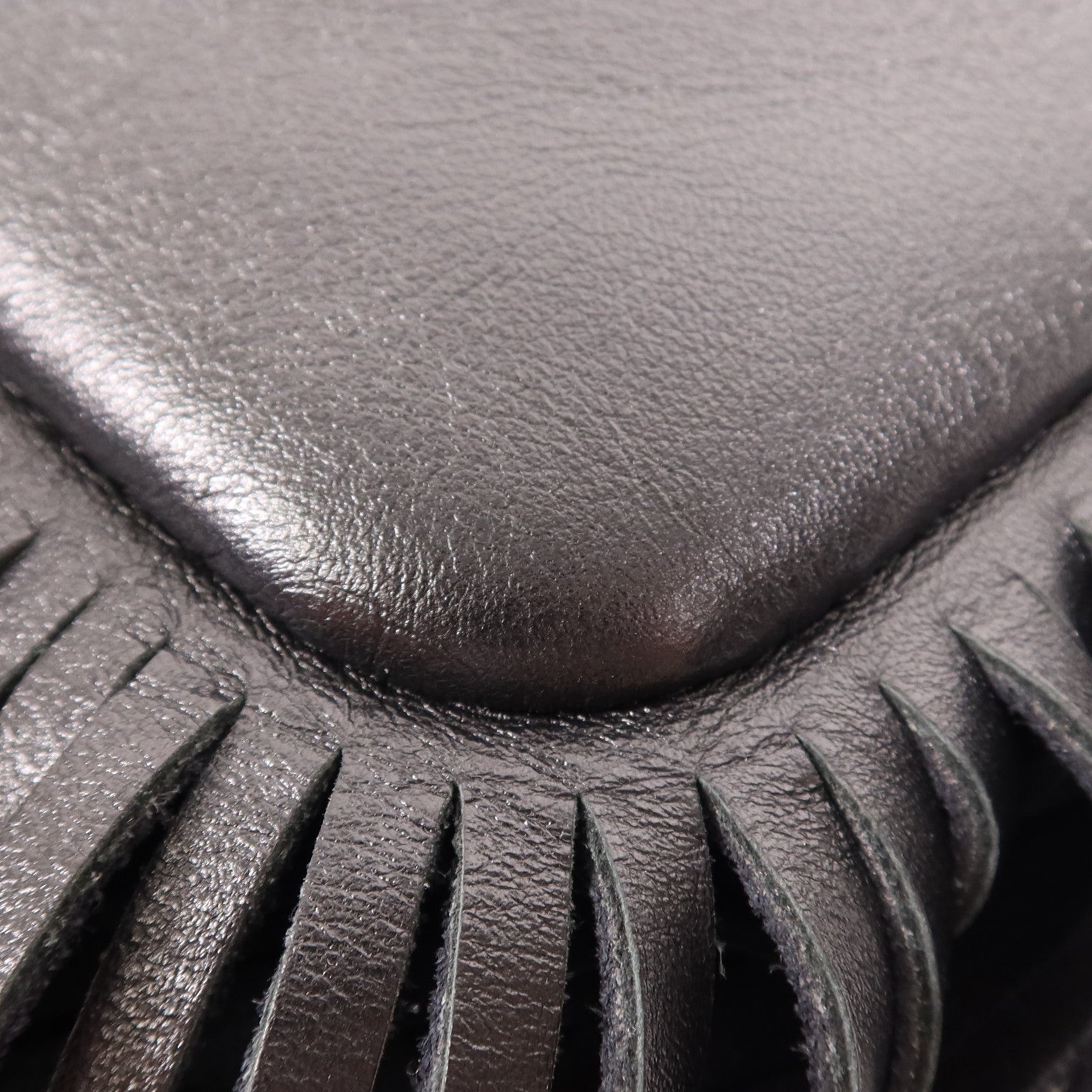 SAINT LAURENT 羊皮皮革Hand Bag銀扣手拿包