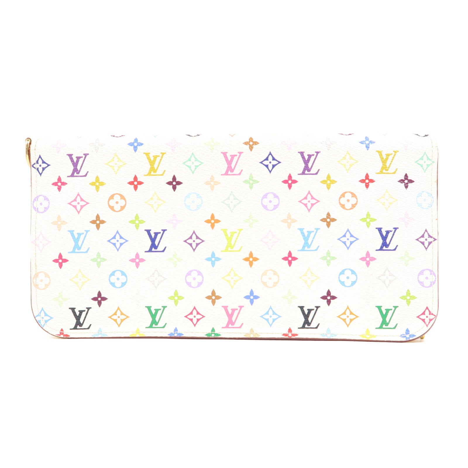 LOUIS VUITTON Monogram Multicolore Long Wallet金扣長錢包