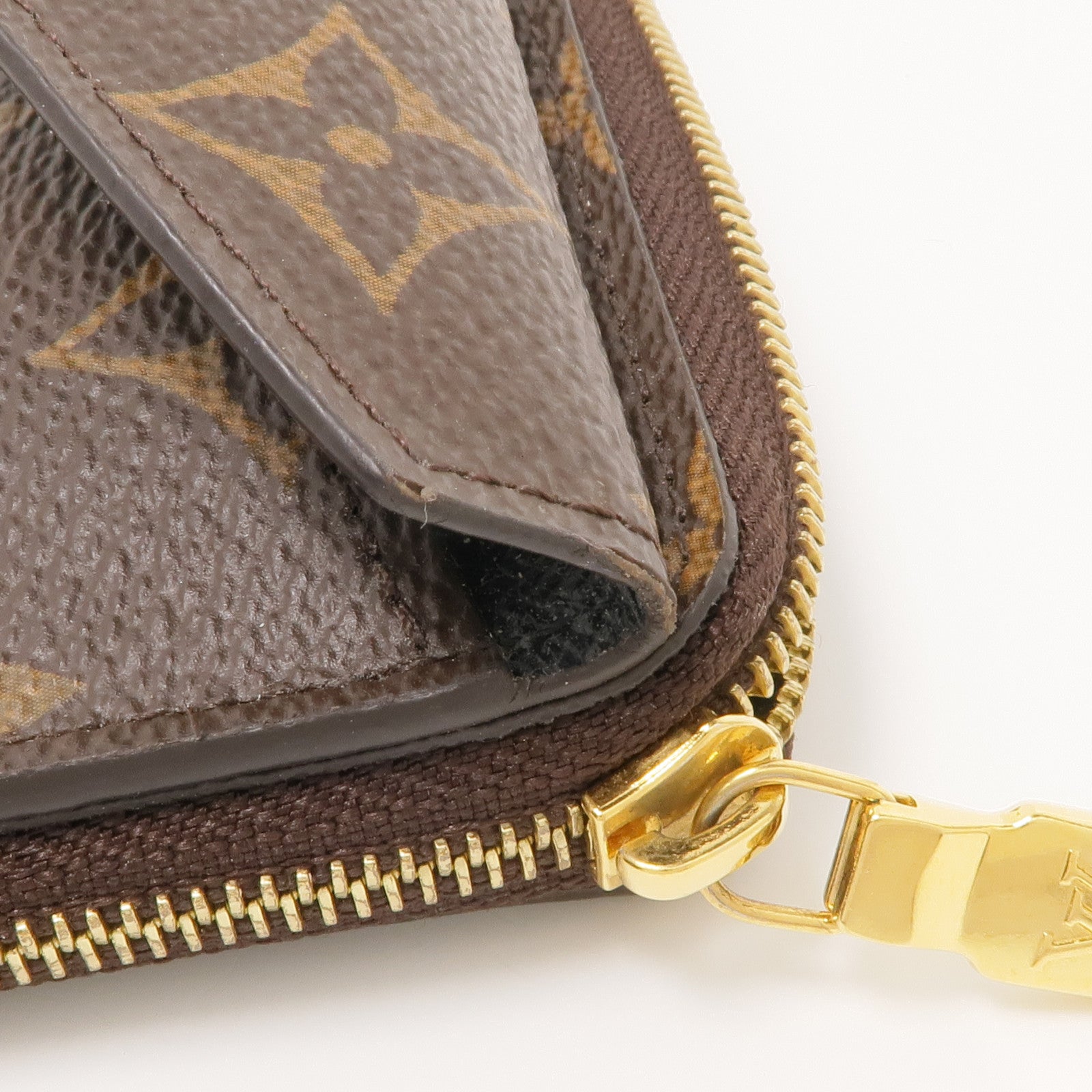 LOUIS VUITTON Monogram Recto Verso Card Case金扣卡片套