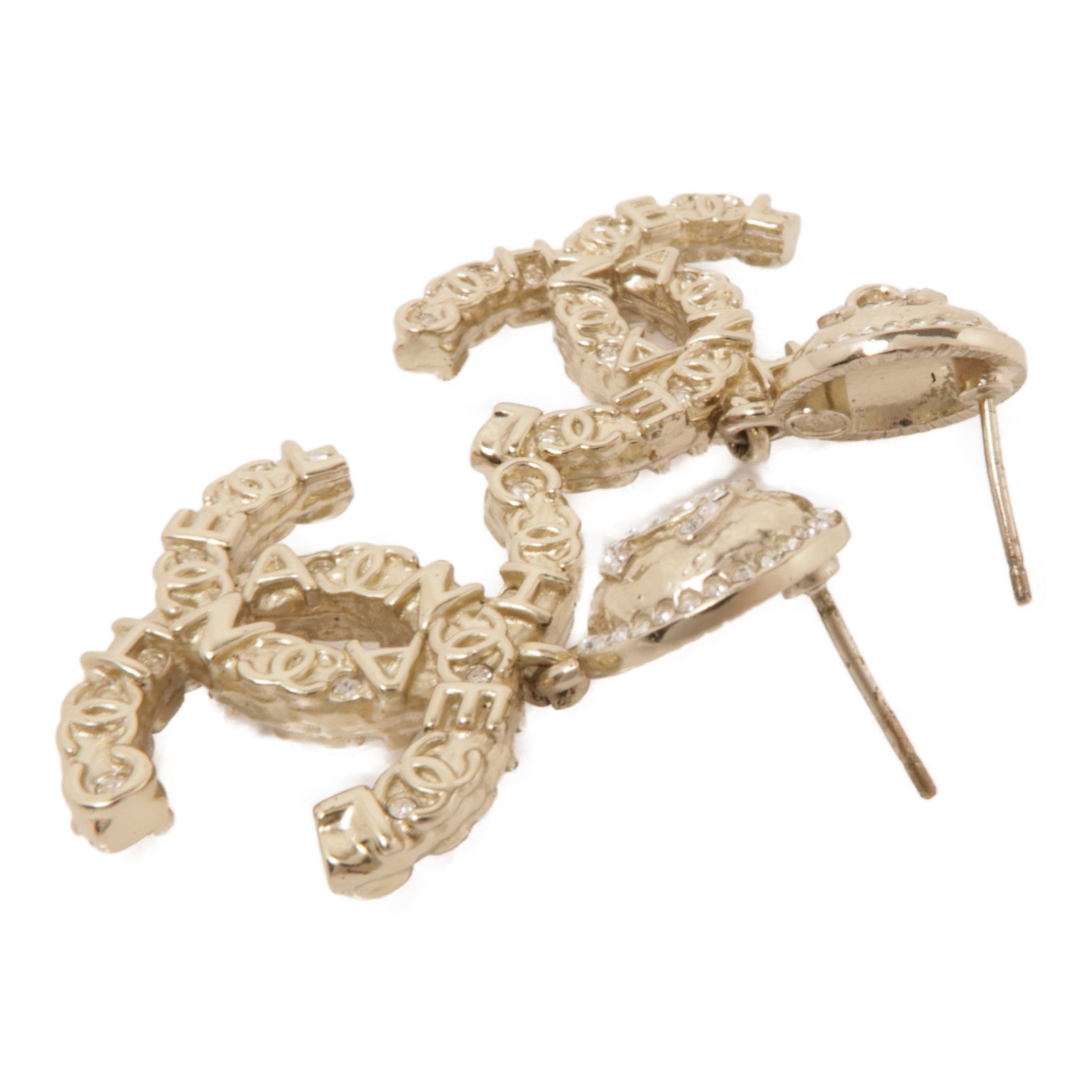 CHANEL 金屬Earrings耳環金色