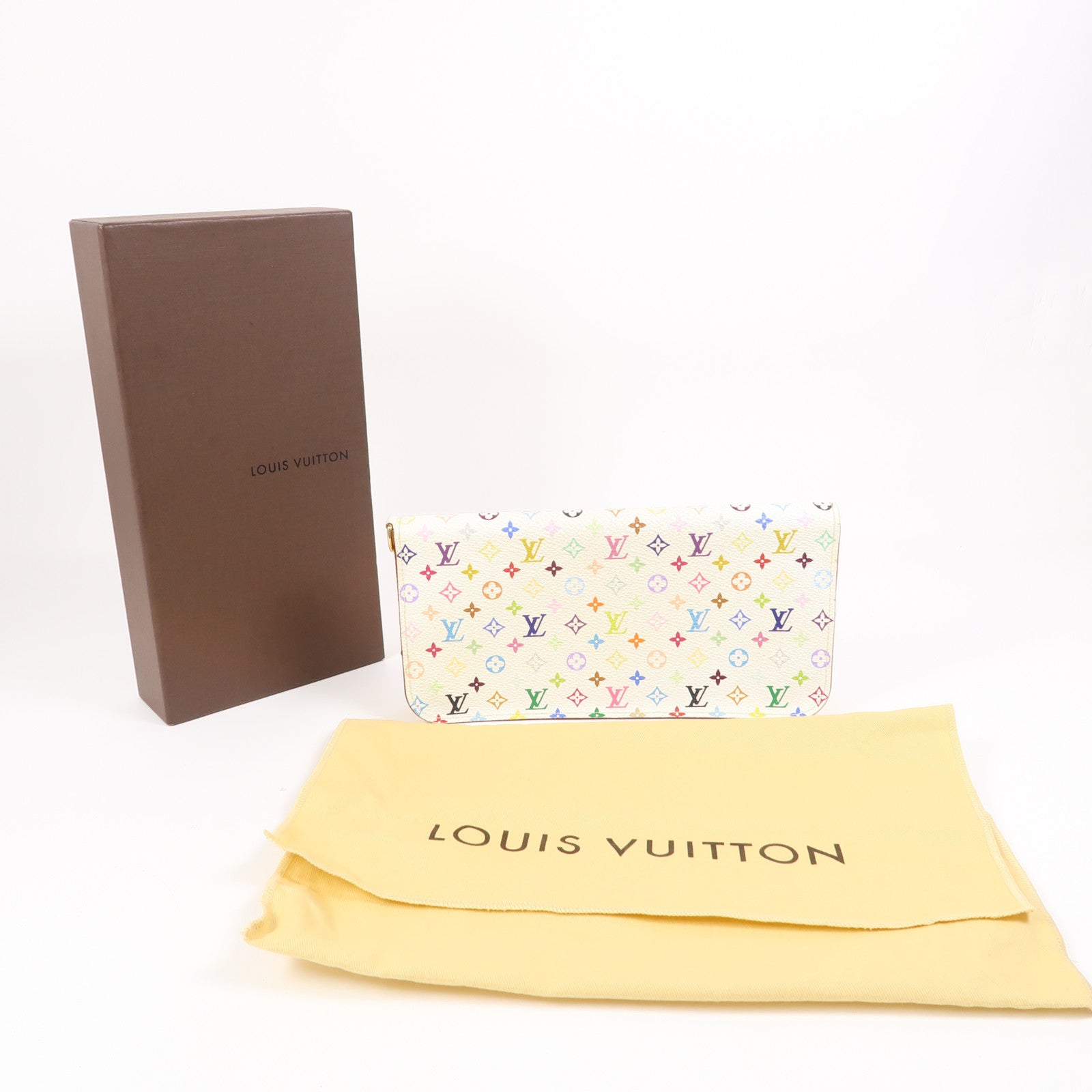 LOUIS VUITTON Monogram Multicolore Long Wallet金扣長錢包