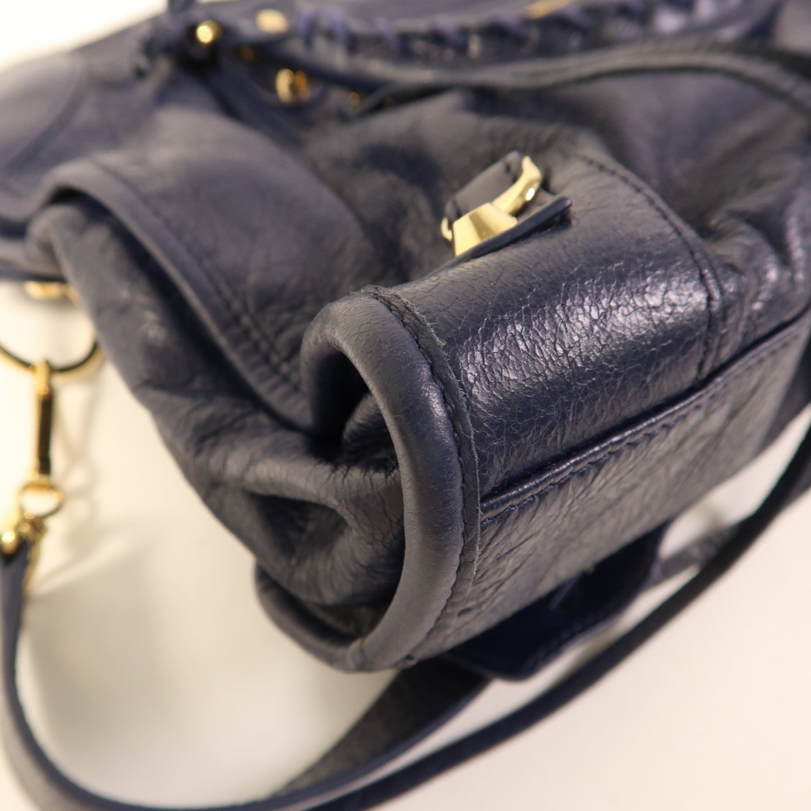 BALENCIAGA 牛皮皮革City金扣手挽肩背兩用袋