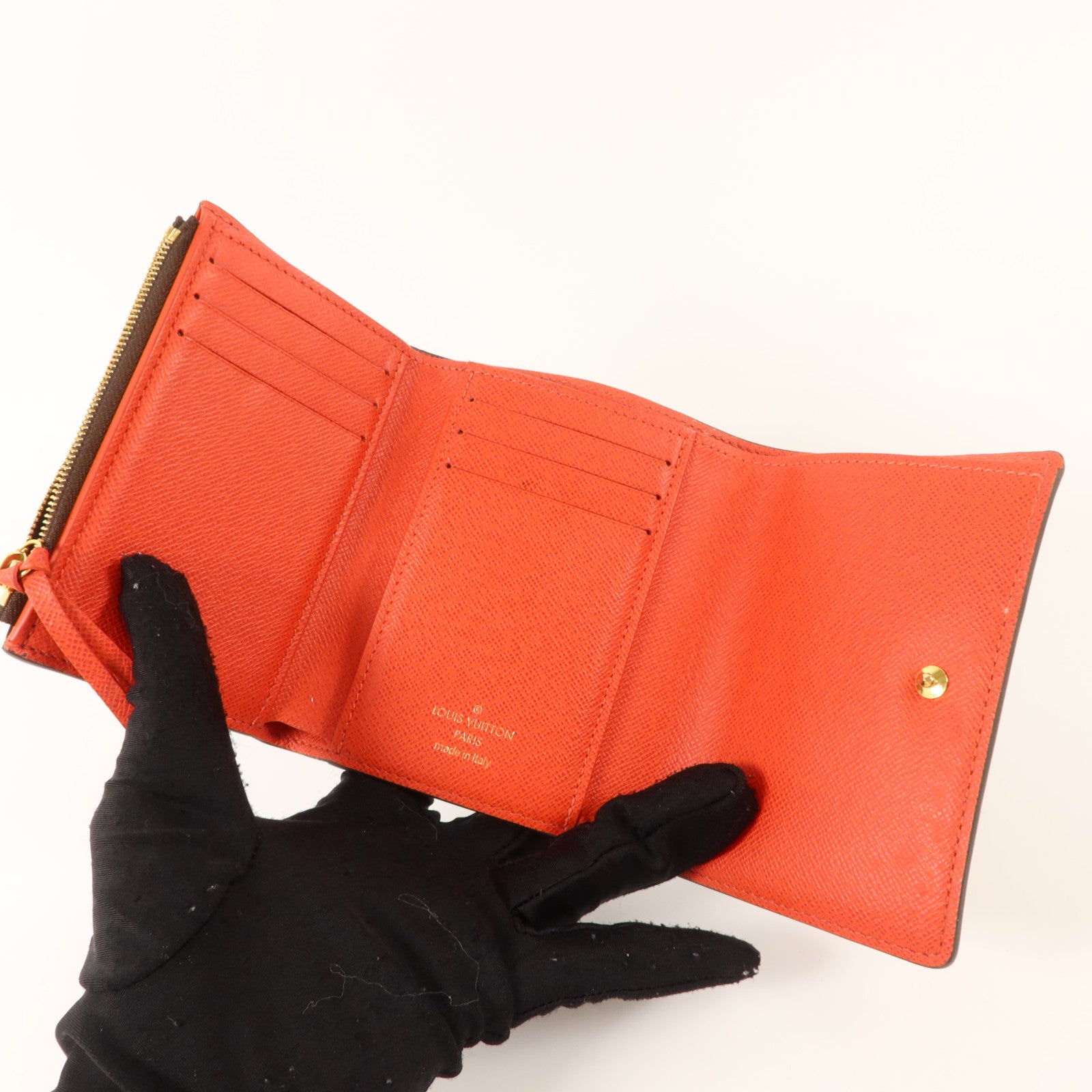 LOUIS VUITTON Monogram Portefeuille Victorine金扣錢包