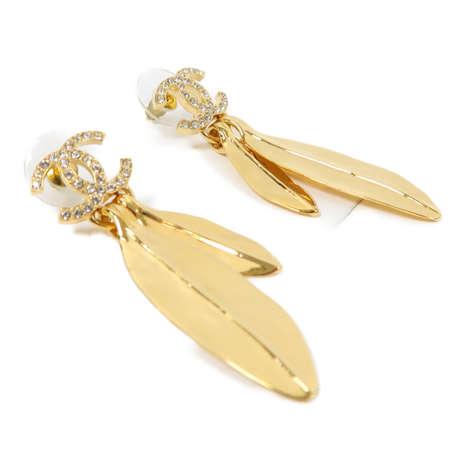 CHANEL 金屬Earrings耳環金色