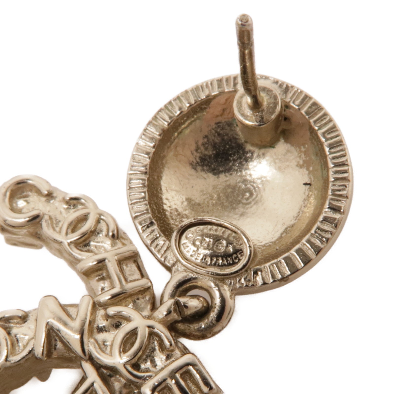 CHANEL 金屬Earrings耳環金色