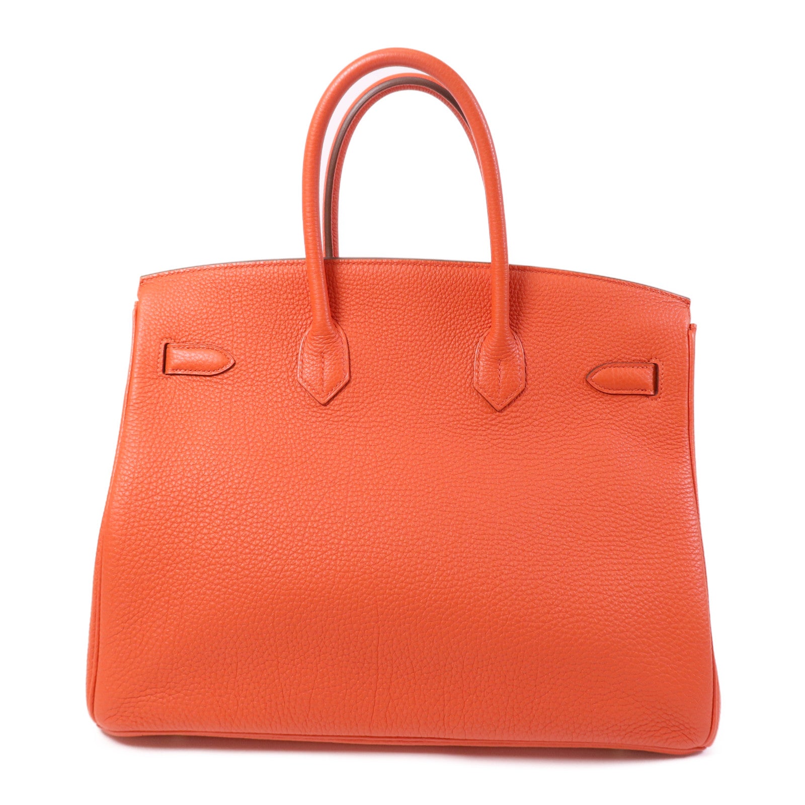 HERMES Togo皮革Birkin 35金扣手挽袋Rouge Tomate