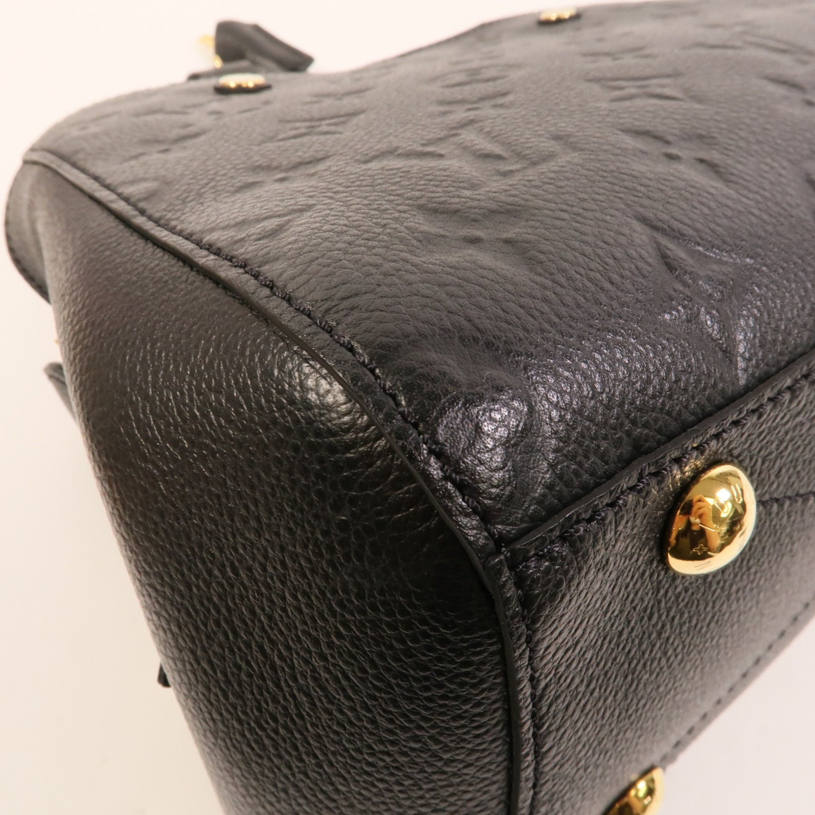 LOUIS VUITTON Monogram Empreinte Montaigne BB手挽肩背兩用袋
