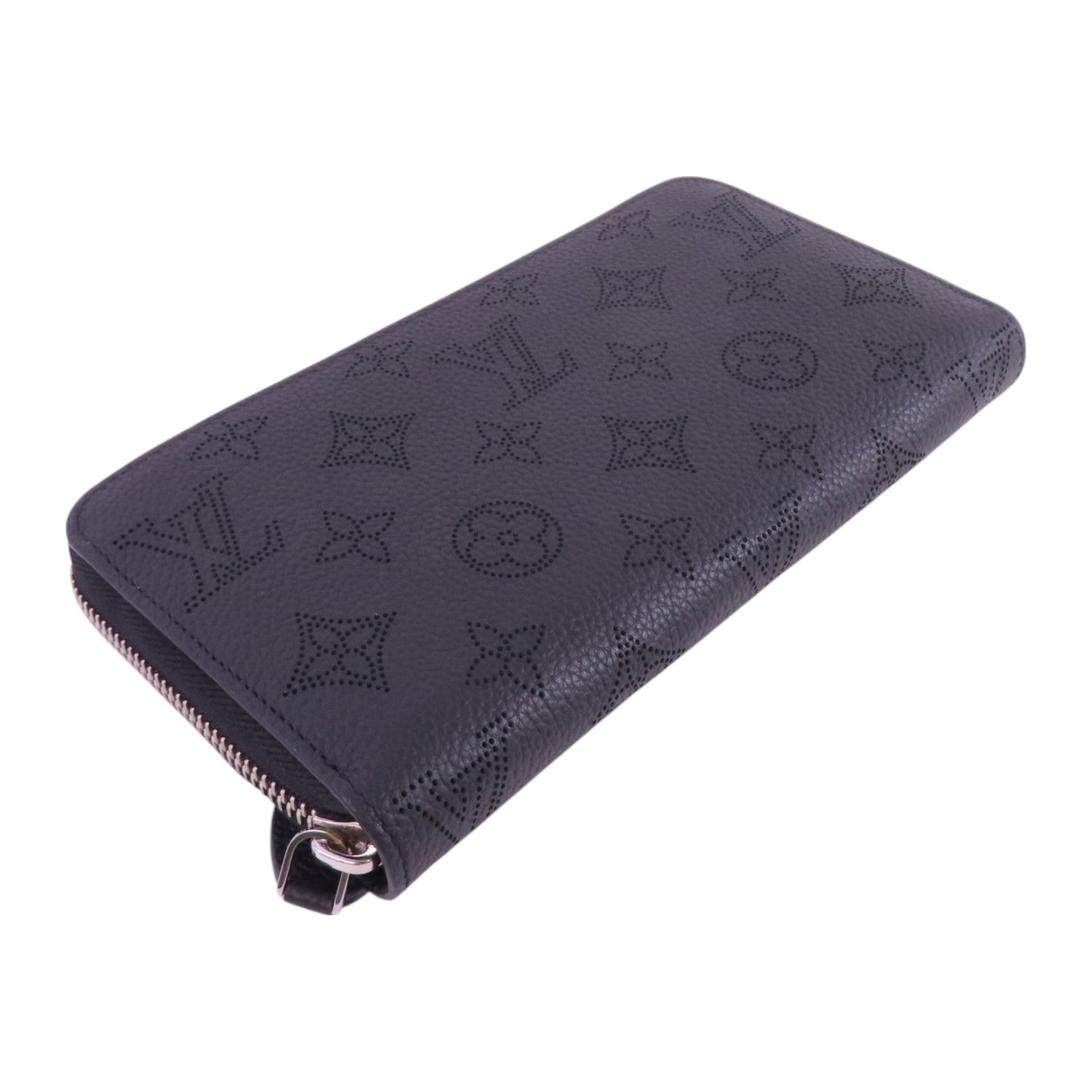 LOUIS VUITTON Monogram Mahina Zipper Wallet銀扣拉鏈長錢包
