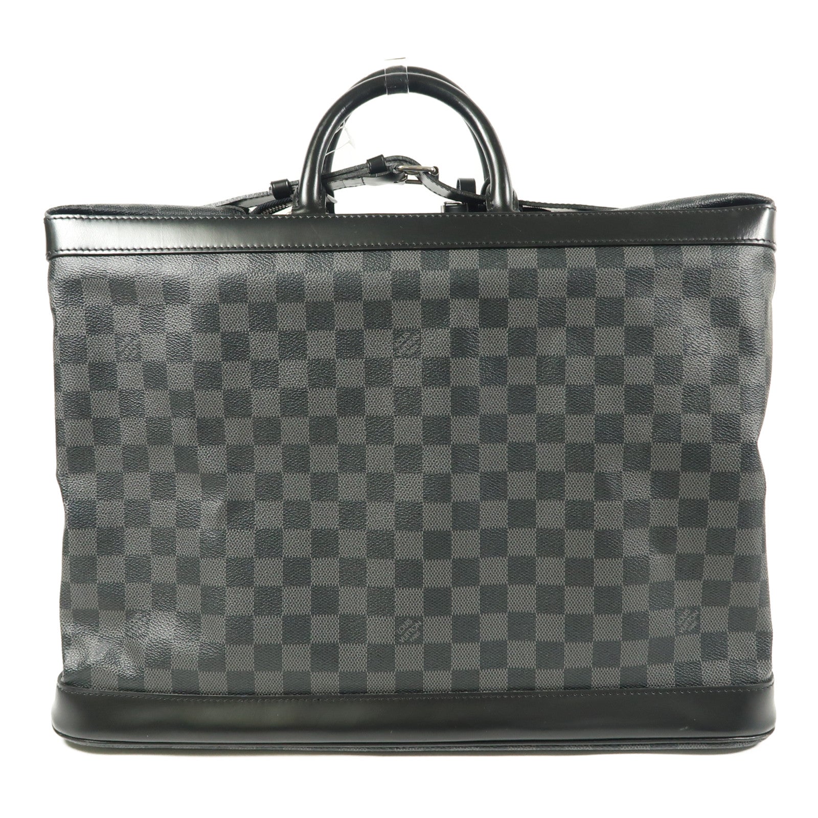 LOUIS VUITTON Damier Graphite Grimaud銀扣行李箱