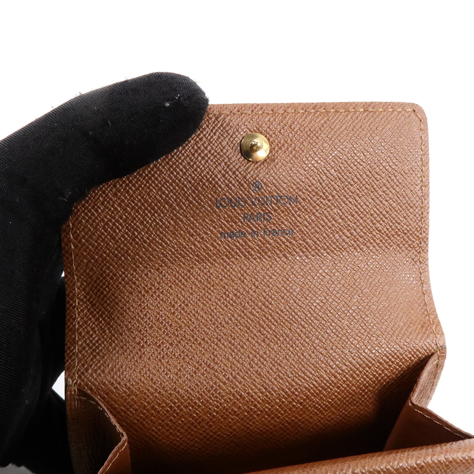 LOUIS VUITTON Monogram Porte-Monnaie Plat零錢包