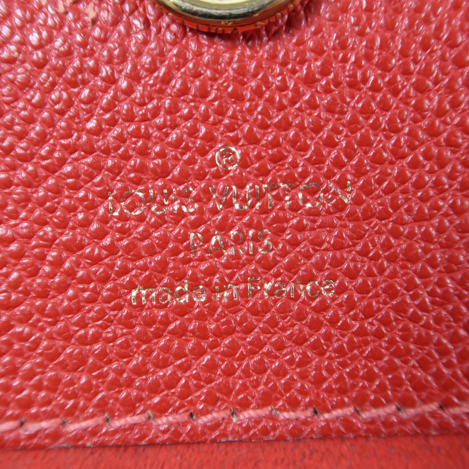 LOUIS VUITTON Monogram Venus金扣手挽肩背兩用袋啡色/紅色