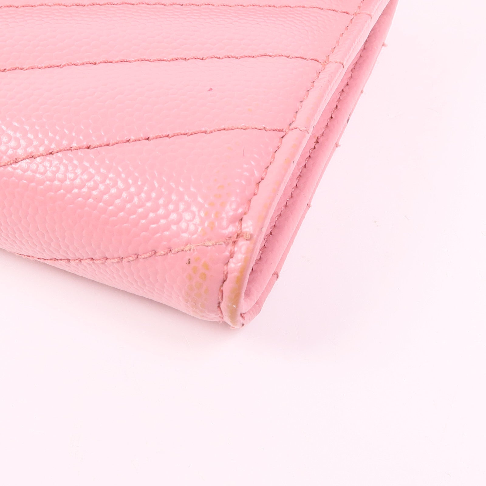 SAINT LAURENT 牛皮皮革Long Wallet金扣長錢包