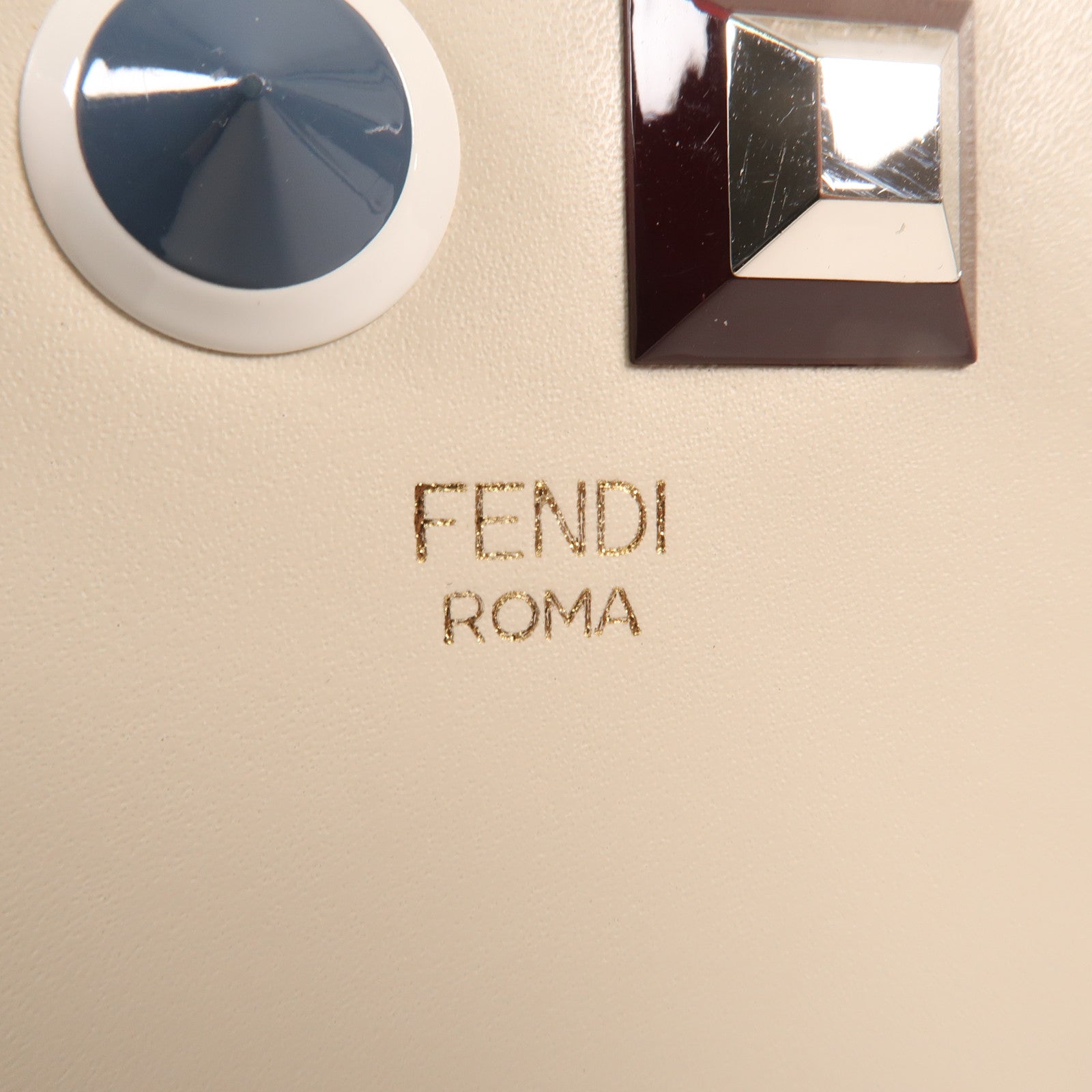 FENDI 牛皮皮革Zipper Long Wallet金扣長錢包