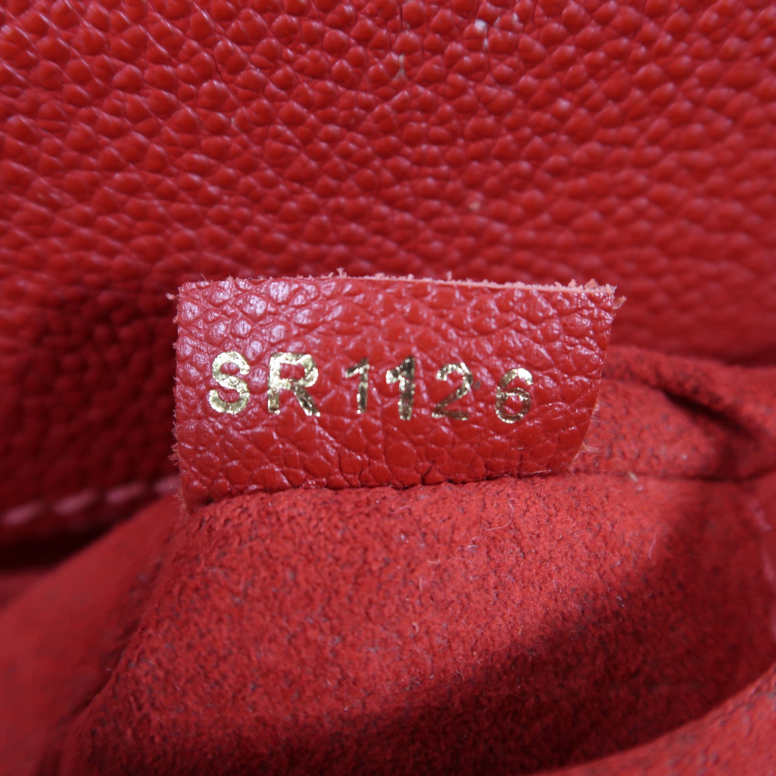 LOUIS VUITTON Monogram Venus金扣手挽肩背兩用袋啡色/紅色