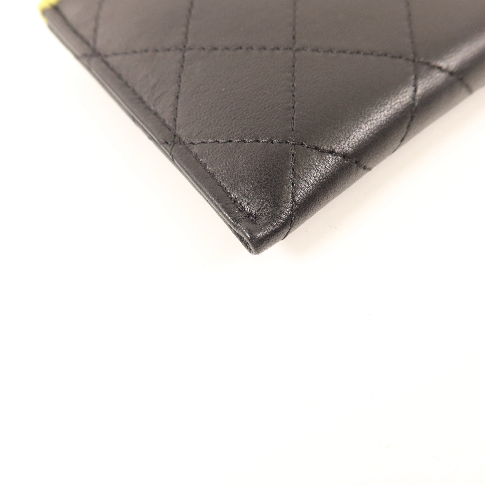 CHANEL 牛皮皮革Long Wallet銀扣長錢包