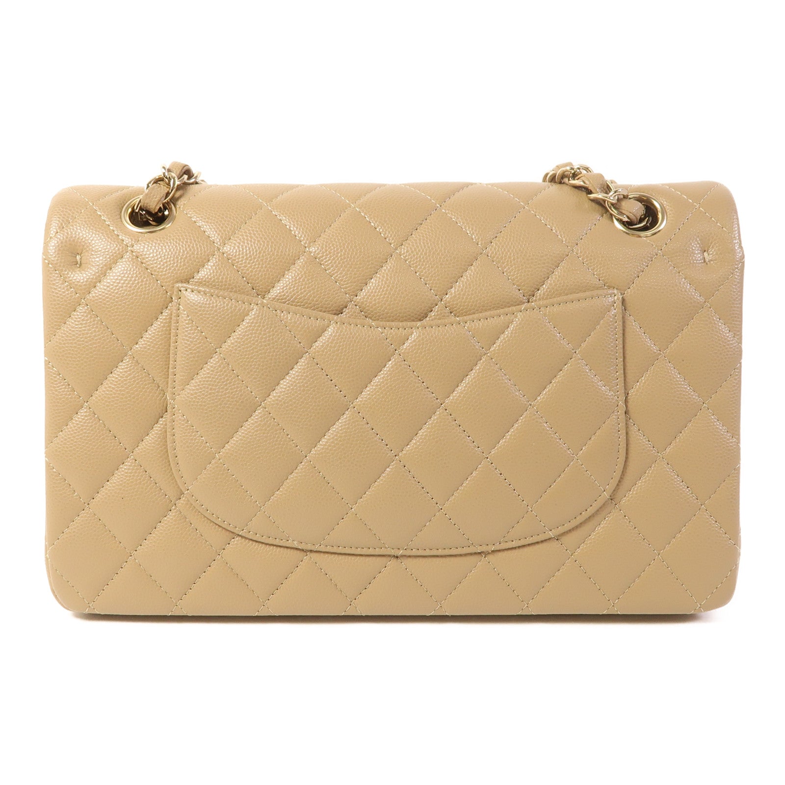 CHANEL 【激減優惠】牛皮皮革Classic 25金扣鏈帶肩背袋