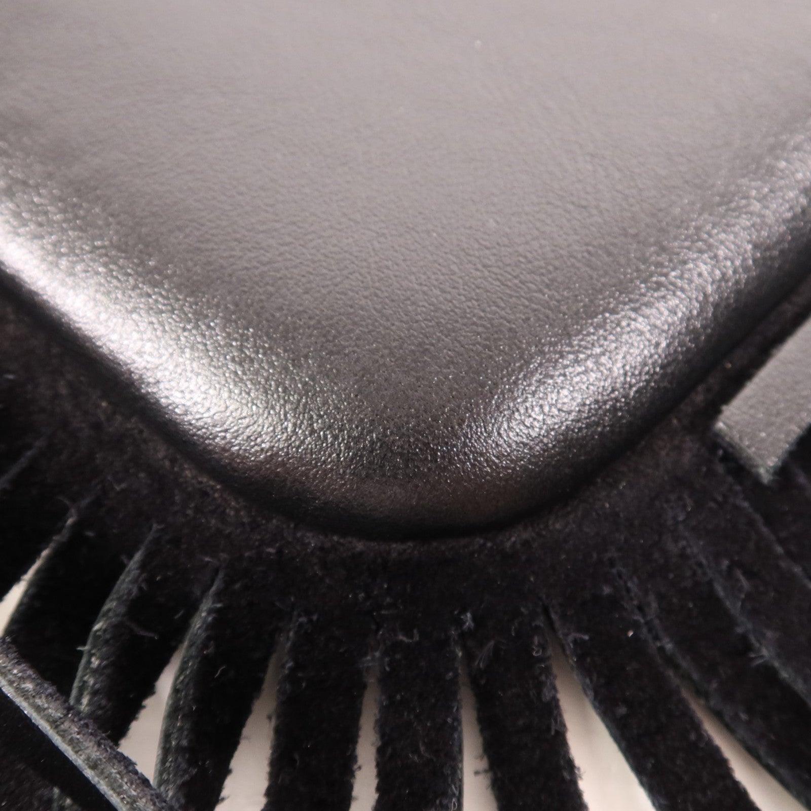 SAINT LAURENT 羊皮皮革Hand Bag銀扣手拿包