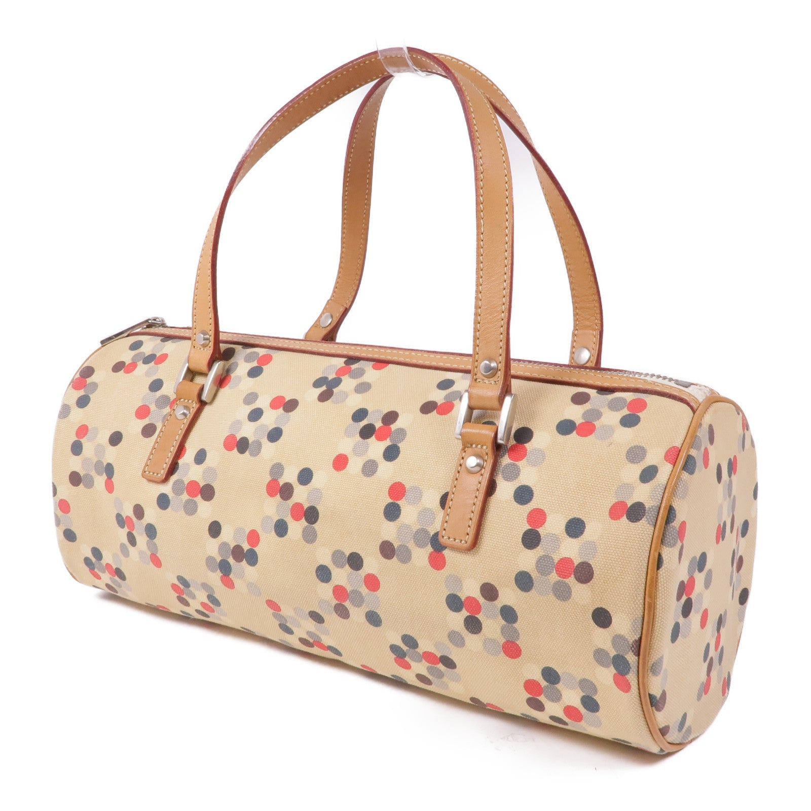 BURBERRY BLUE LABEL 帆布Handbag銀扣手挽袋