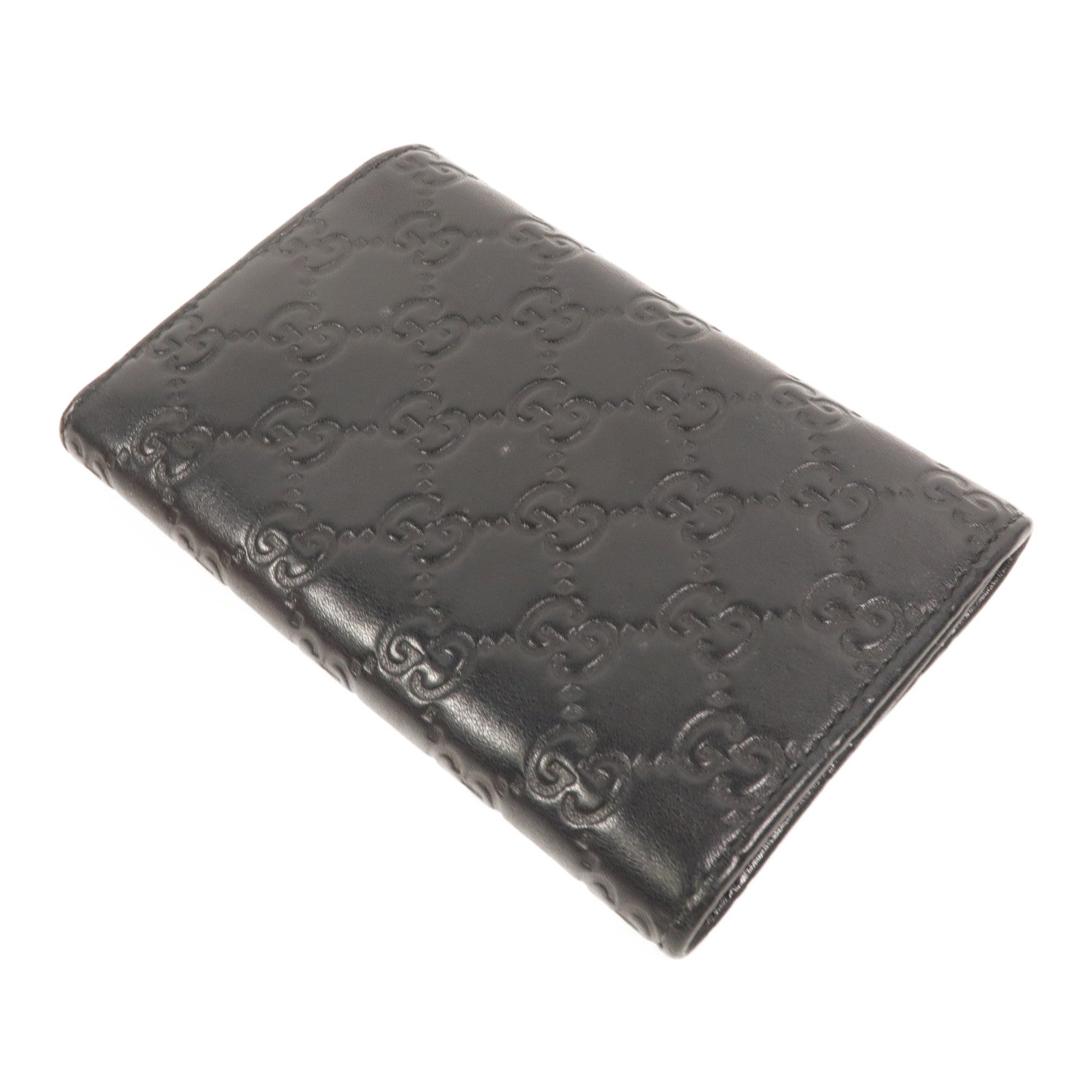 GUCCI 牛皮皮革Guccissima Flap Wallet錢包