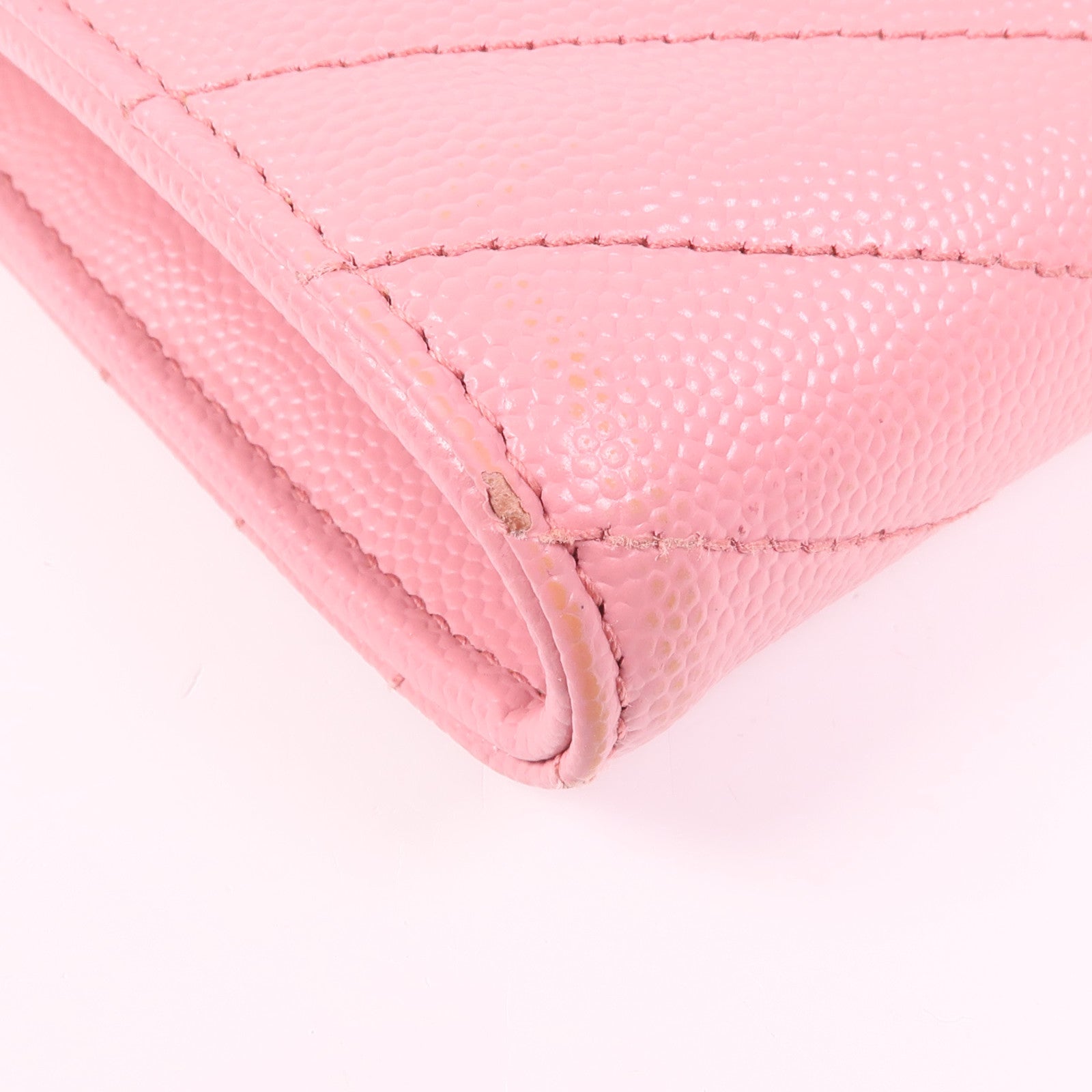 SAINT LAURENT 牛皮皮革Long Wallet金扣長錢包