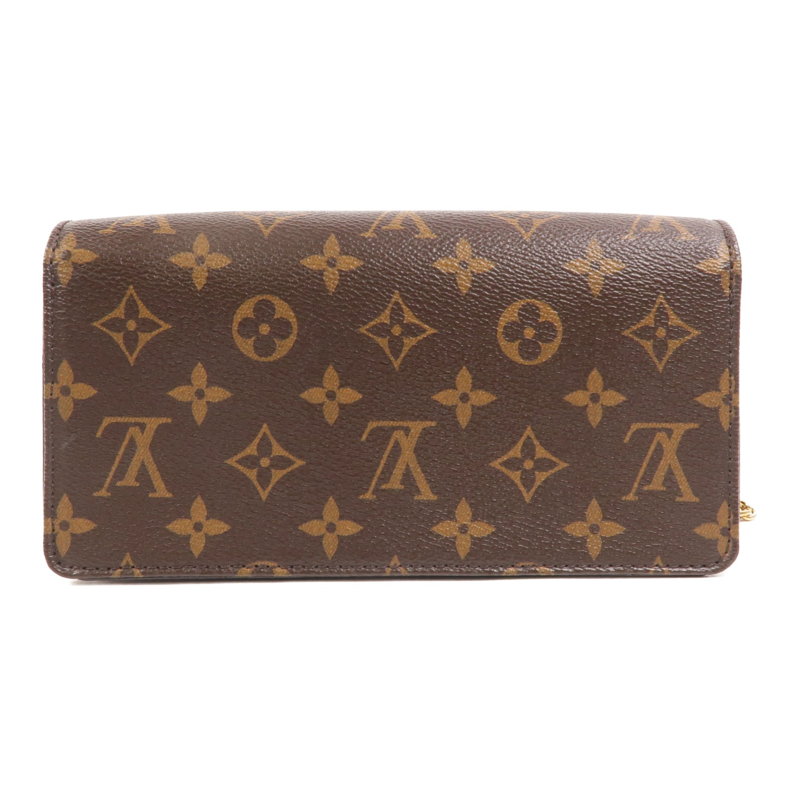LOUIS VUITTON Monogram Wallet On Chain Lily鏈帶肩背袋
