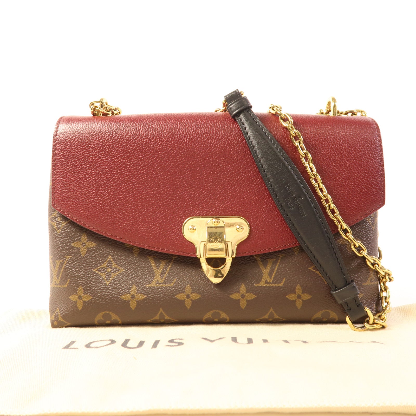 LOUIS VUITTON Monogram Saint Placide金扣肩背袋