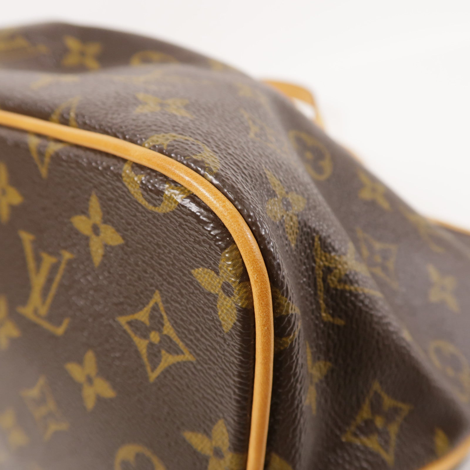 LOUIS VUITTON Monogram Palermo PM金扣手挽肩背兩用袋棕色