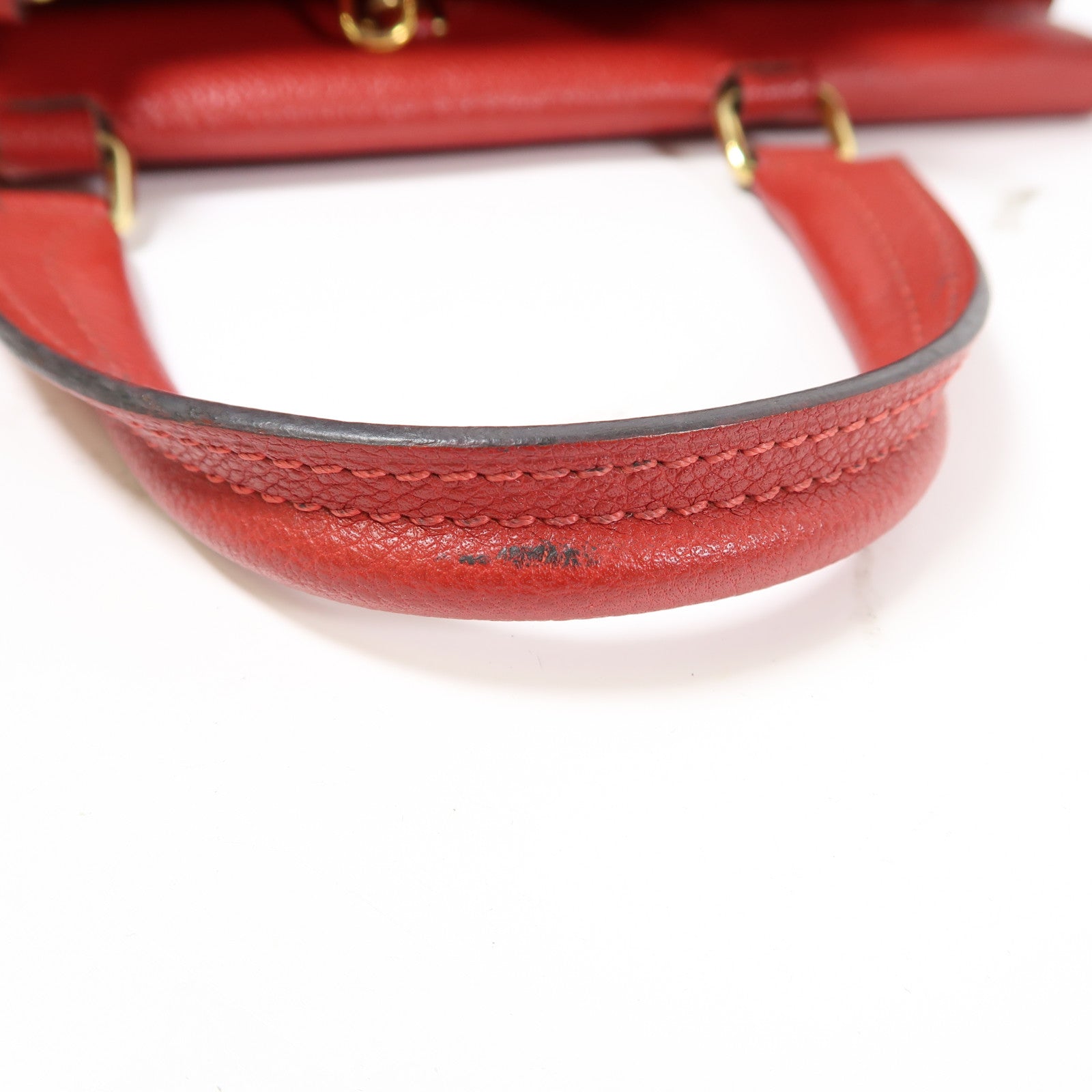LOUIS VUITTON Monogram Venus金扣手挽肩背兩用袋啡色/紅色