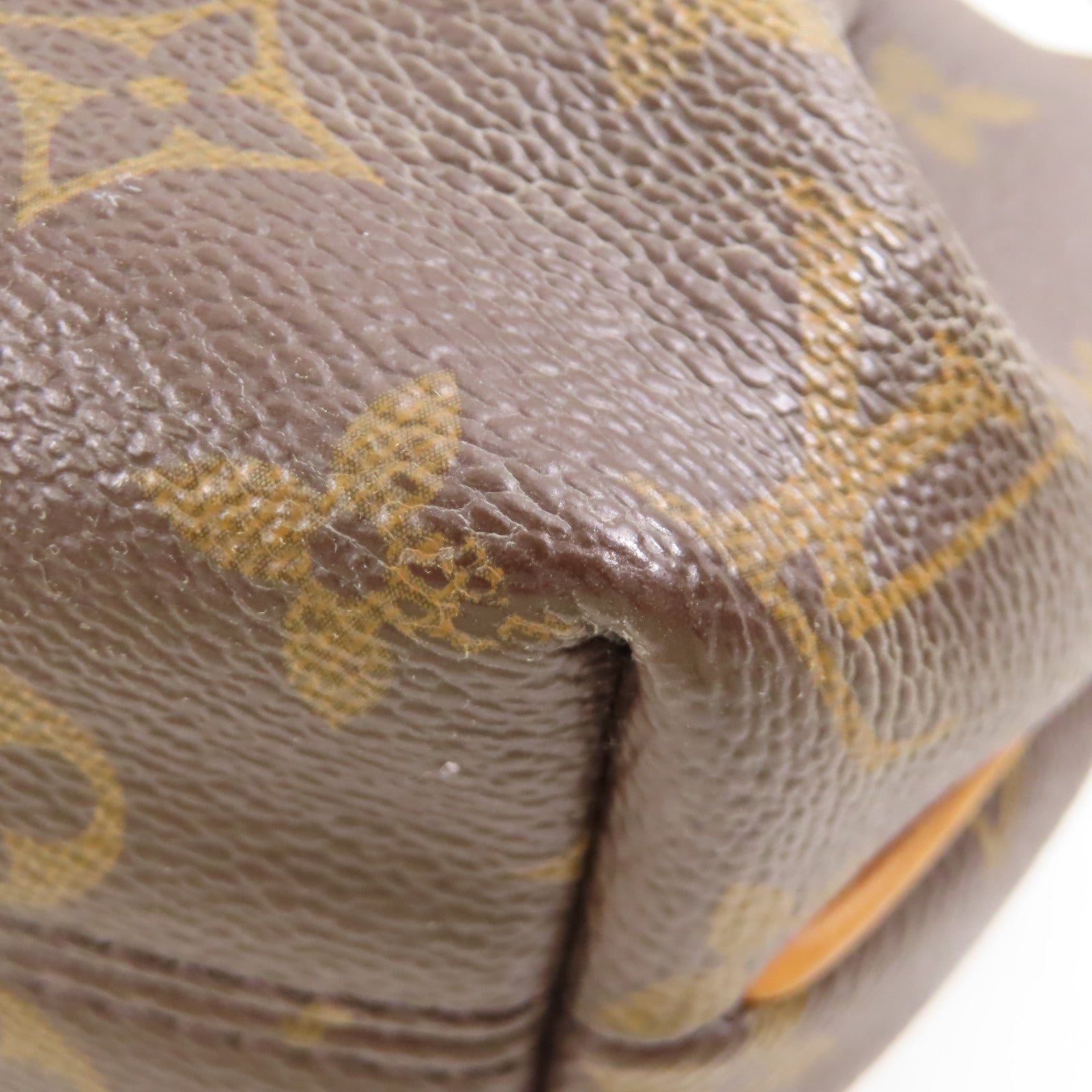 LOUIS VUITTON Monogram Nano Turenne金扣手挽肩背兩用袋棕色