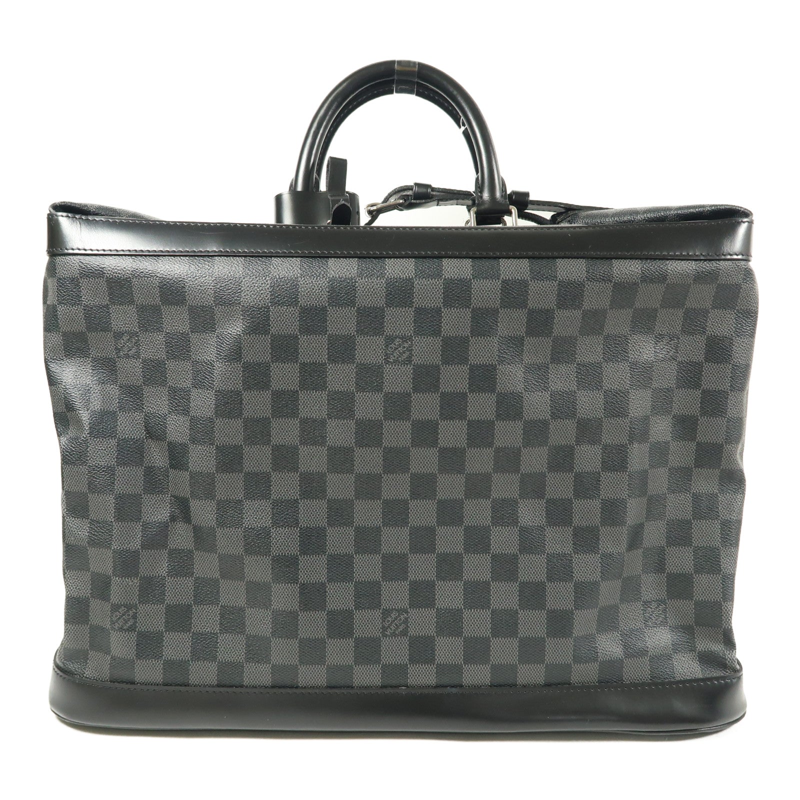 LOUIS VUITTON Damier Graphite Grimaud銀扣行李箱