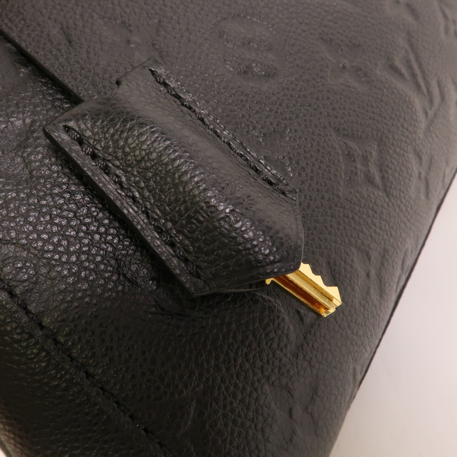 LOUIS VUITTON Monogram Empreinte Montaigne BB手挽肩背兩用袋