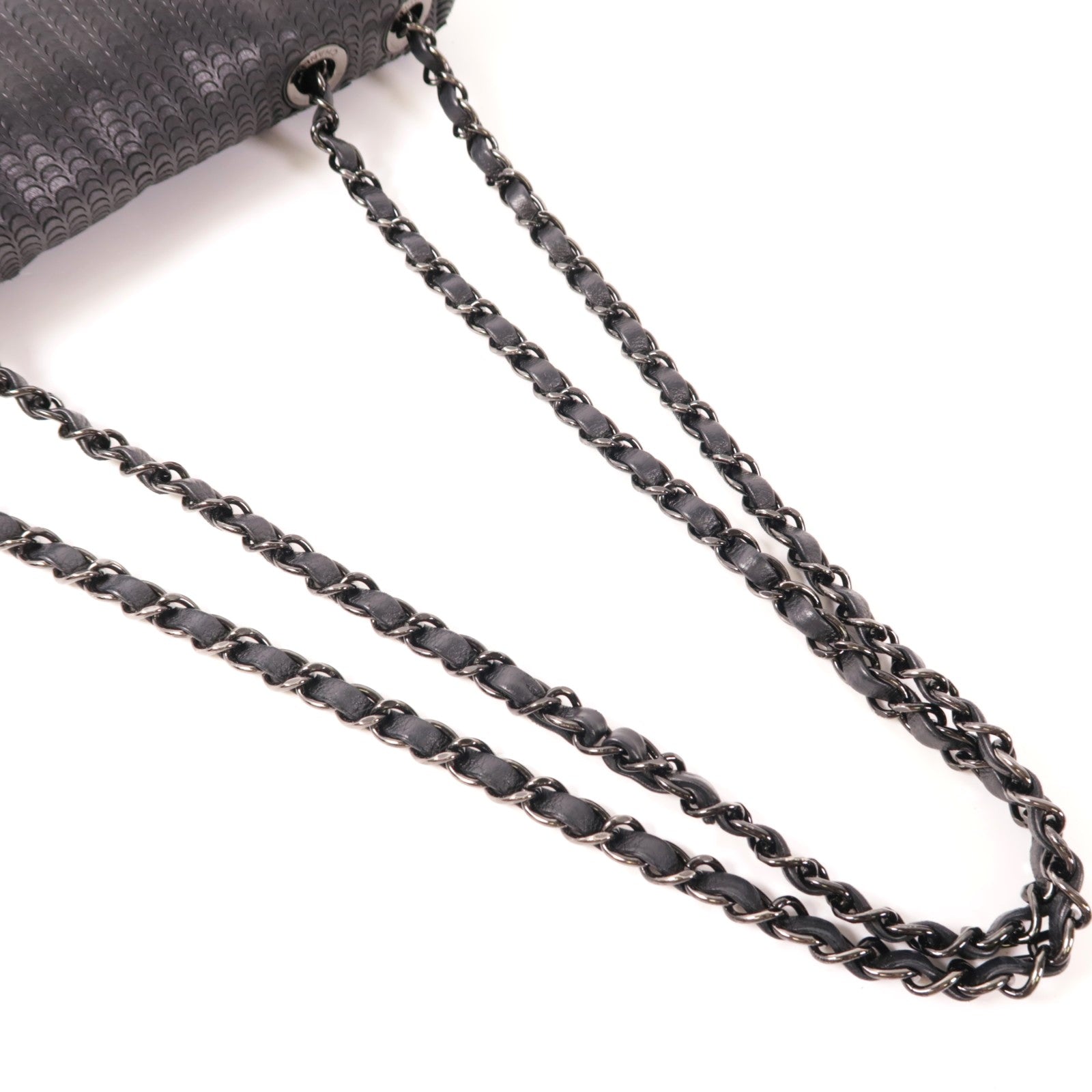 CHANEL 牛皮皮革Chain Shoulder鏈帶肩背袋