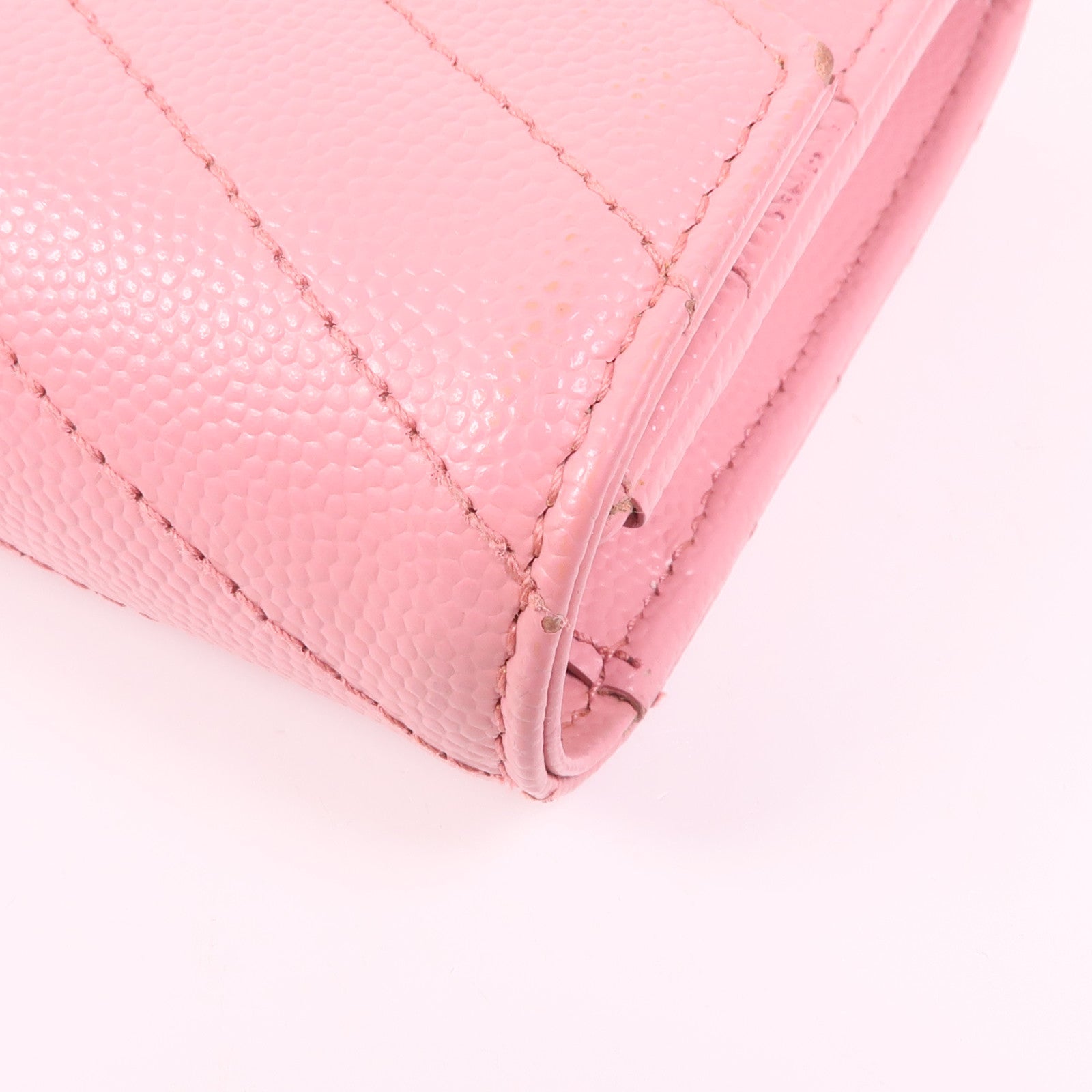 SAINT LAURENT 牛皮皮革Long Wallet金扣長錢包