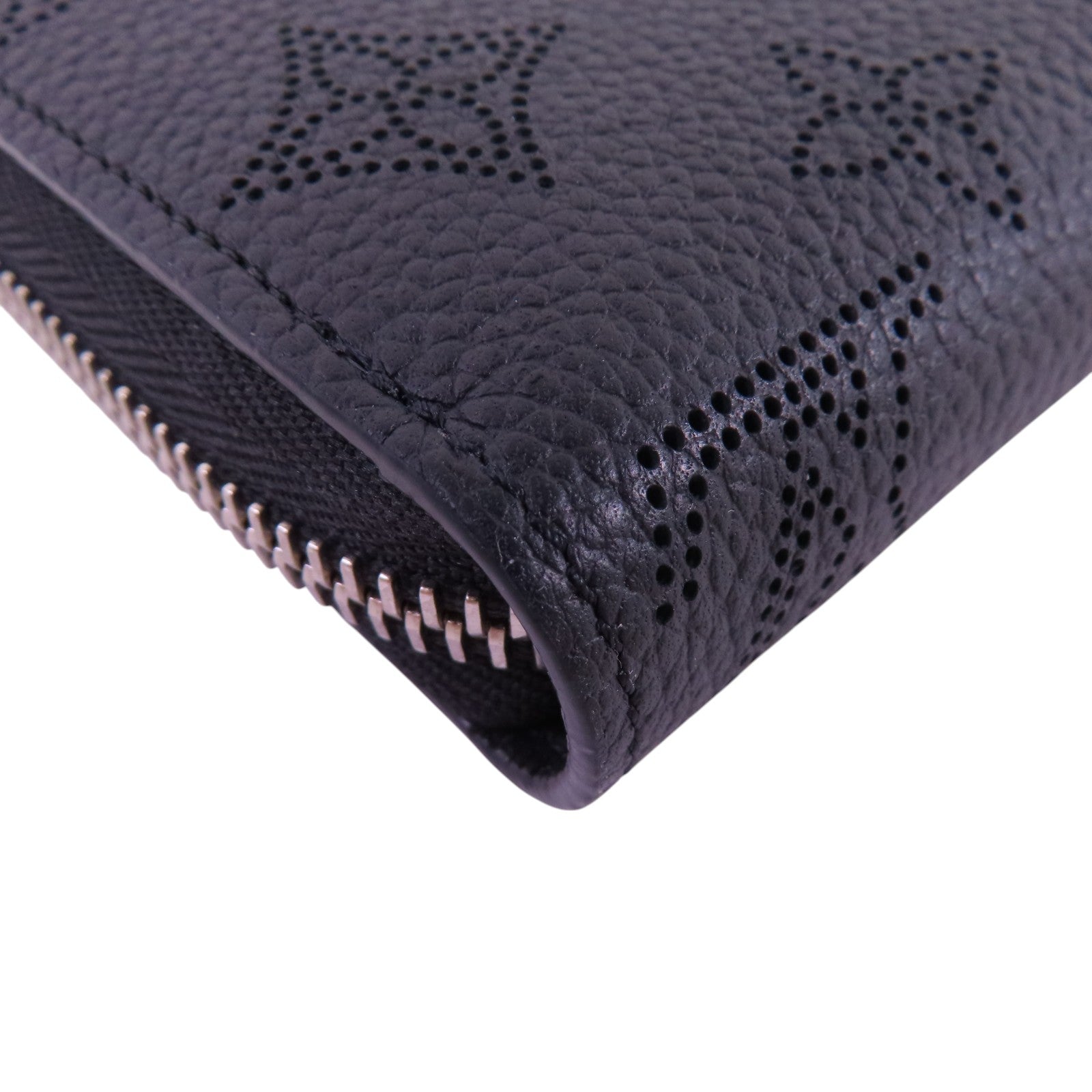 LOUIS VUITTON Monogram Mahina Zipper Wallet銀扣拉鏈長錢包
