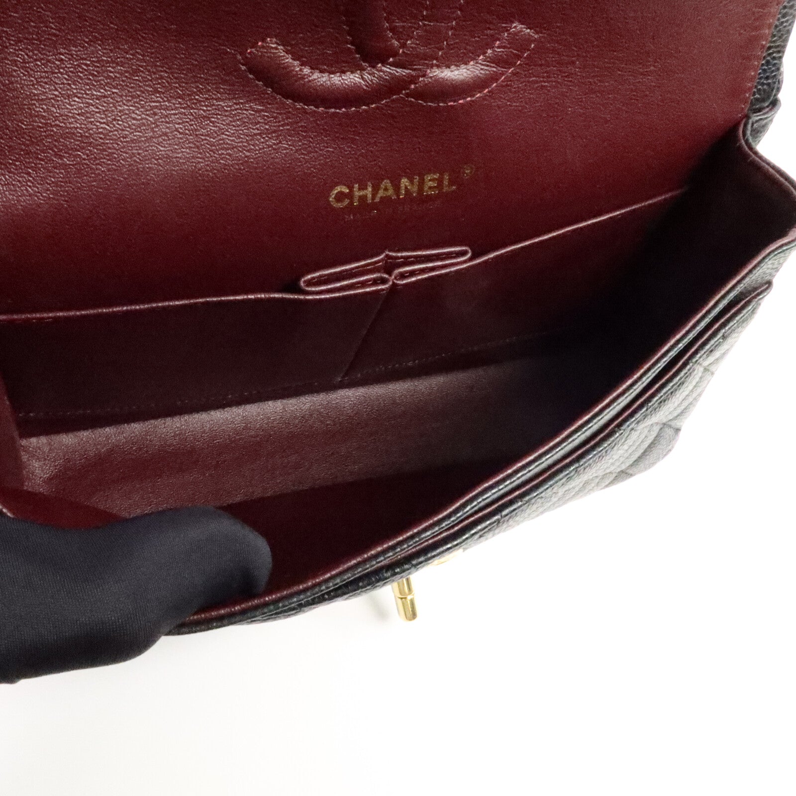 CHANEL 牛皮皮革Classic 25鏈帶肩背袋