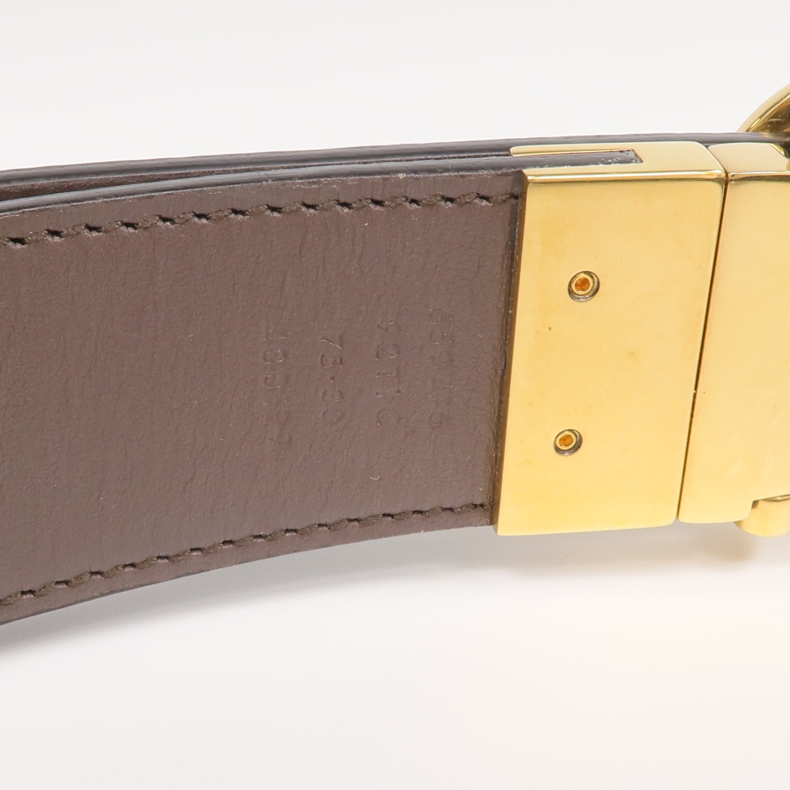 GUCCI 塗層帆布GG Marmont Belt 75cm金扣皮帶
