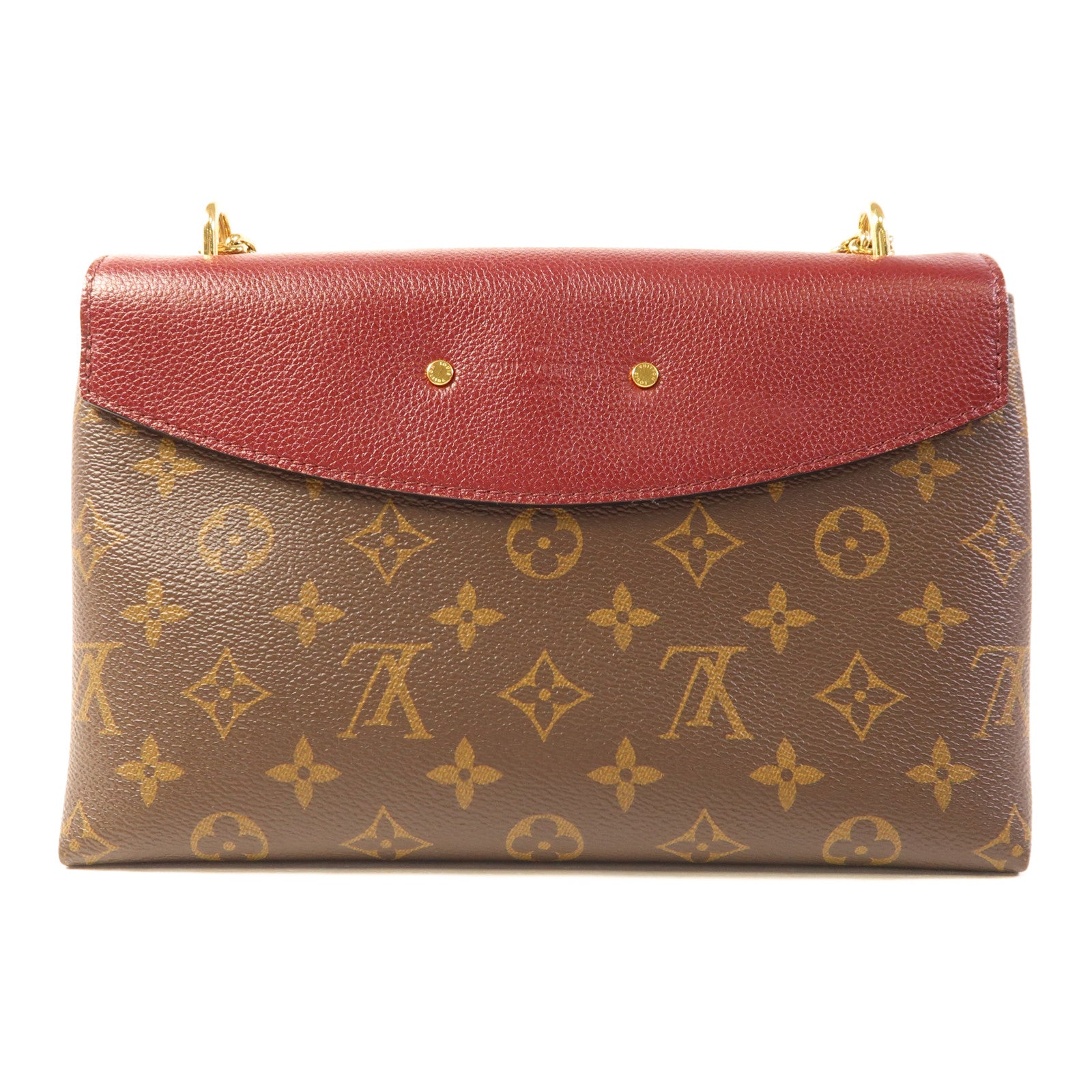 LOUIS VUITTON Monogram Saint Placide金扣肩背袋