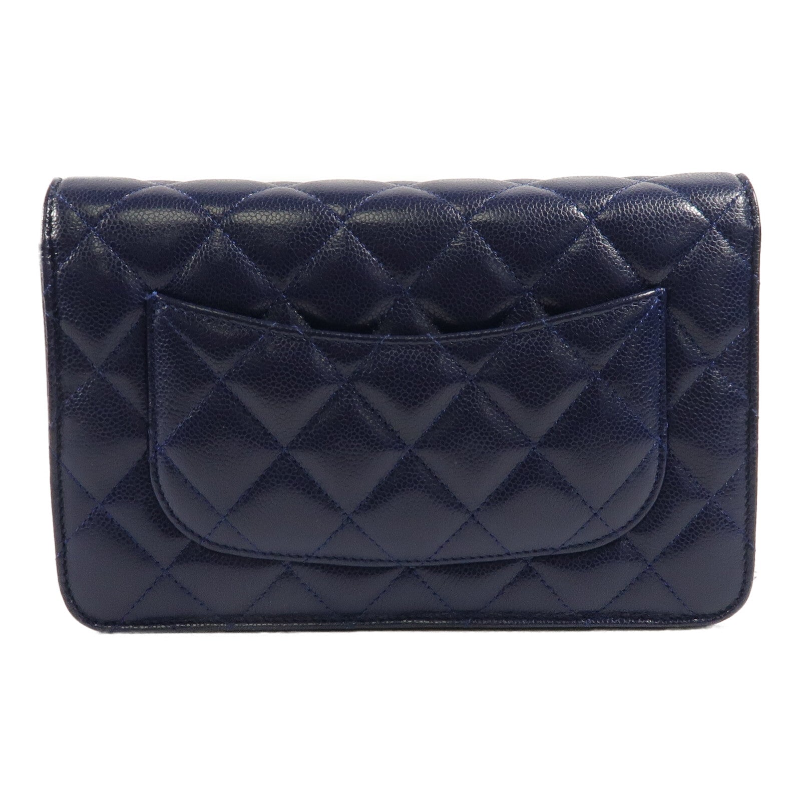 CHANEL 牛皮皮革WOC Wallet On Chain鏈帶肩背袋
