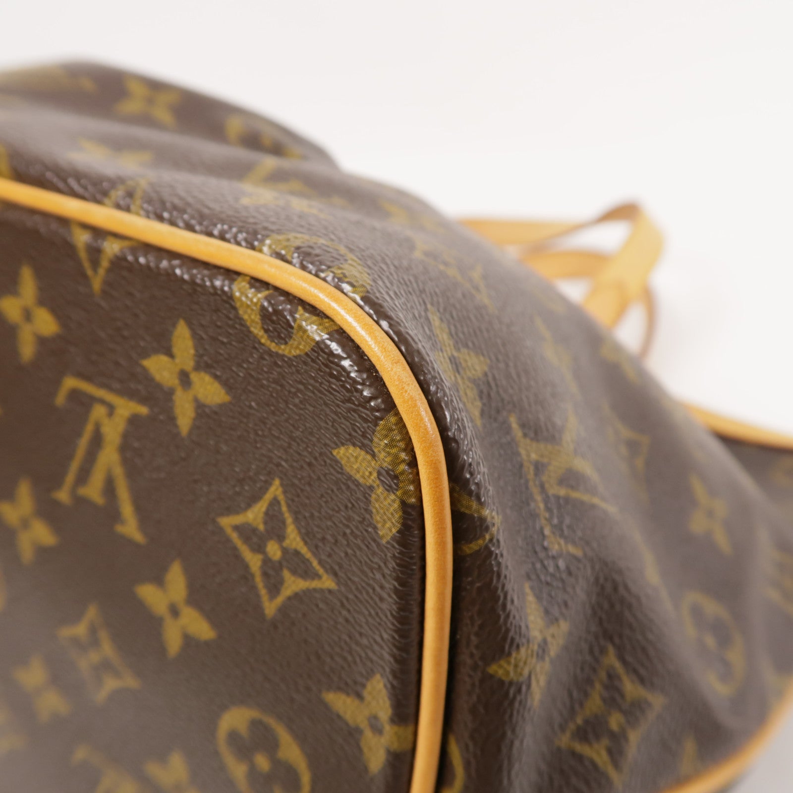 LOUIS VUITTON Monogram Palermo PM金扣手挽肩背兩用袋棕色