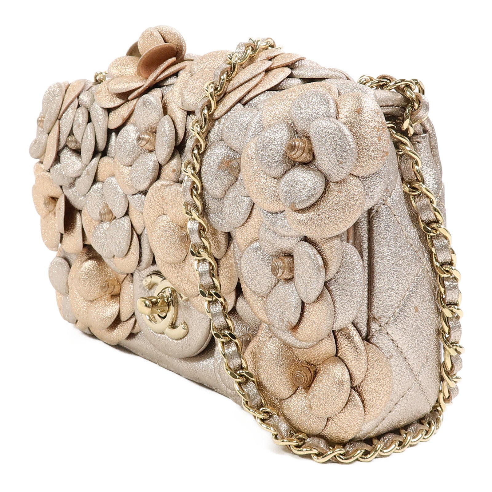 CHANEL 牛皮皮革Shoulder Chain Bag鏈帶肩背袋
