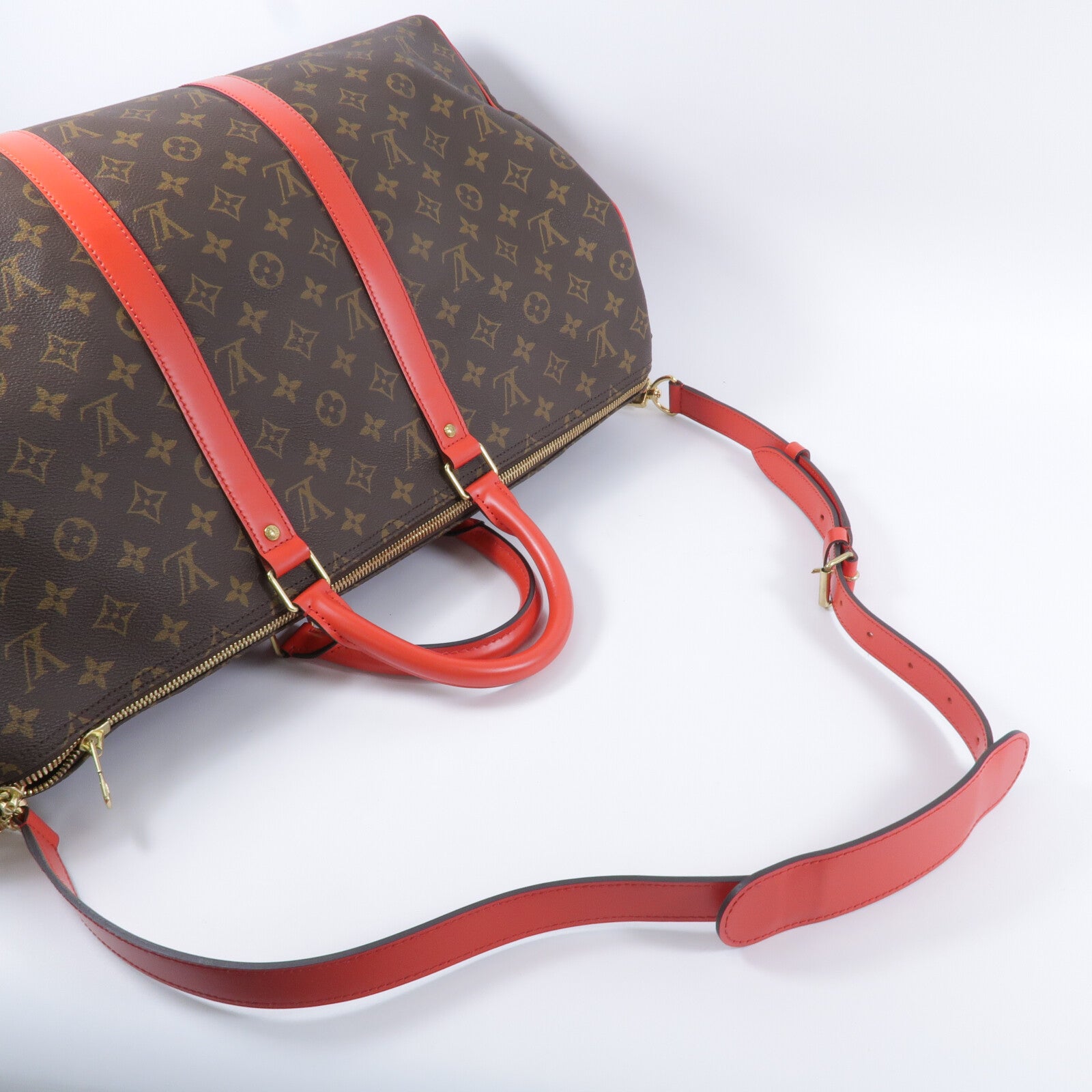 LOUIS VUITTON Monogram Keepall Bandouliere 50手挽肩背兩用袋