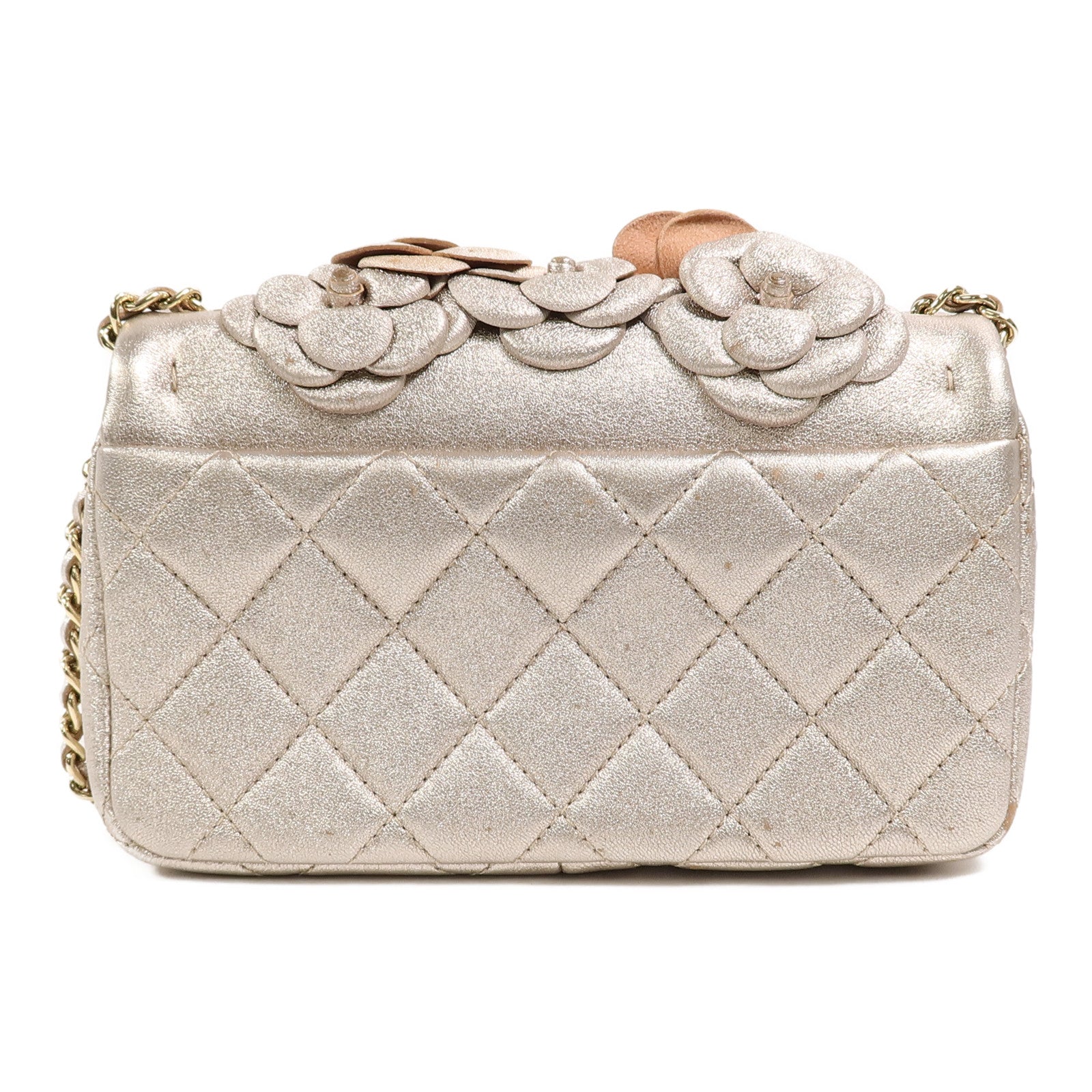 CHANEL 牛皮皮革Shoulder Chain Bag鏈帶肩背袋