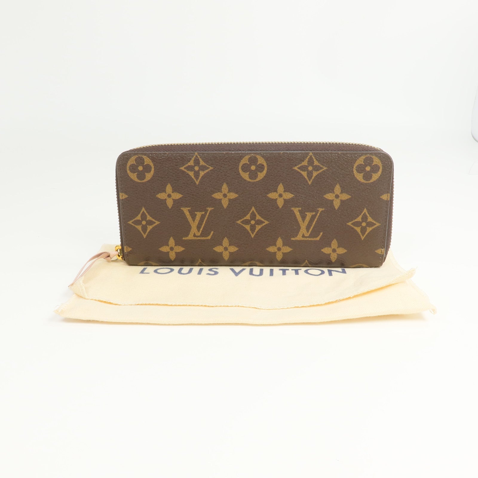 LOUIS VUITTON Monogram Clemence Wallet金扣長錢包