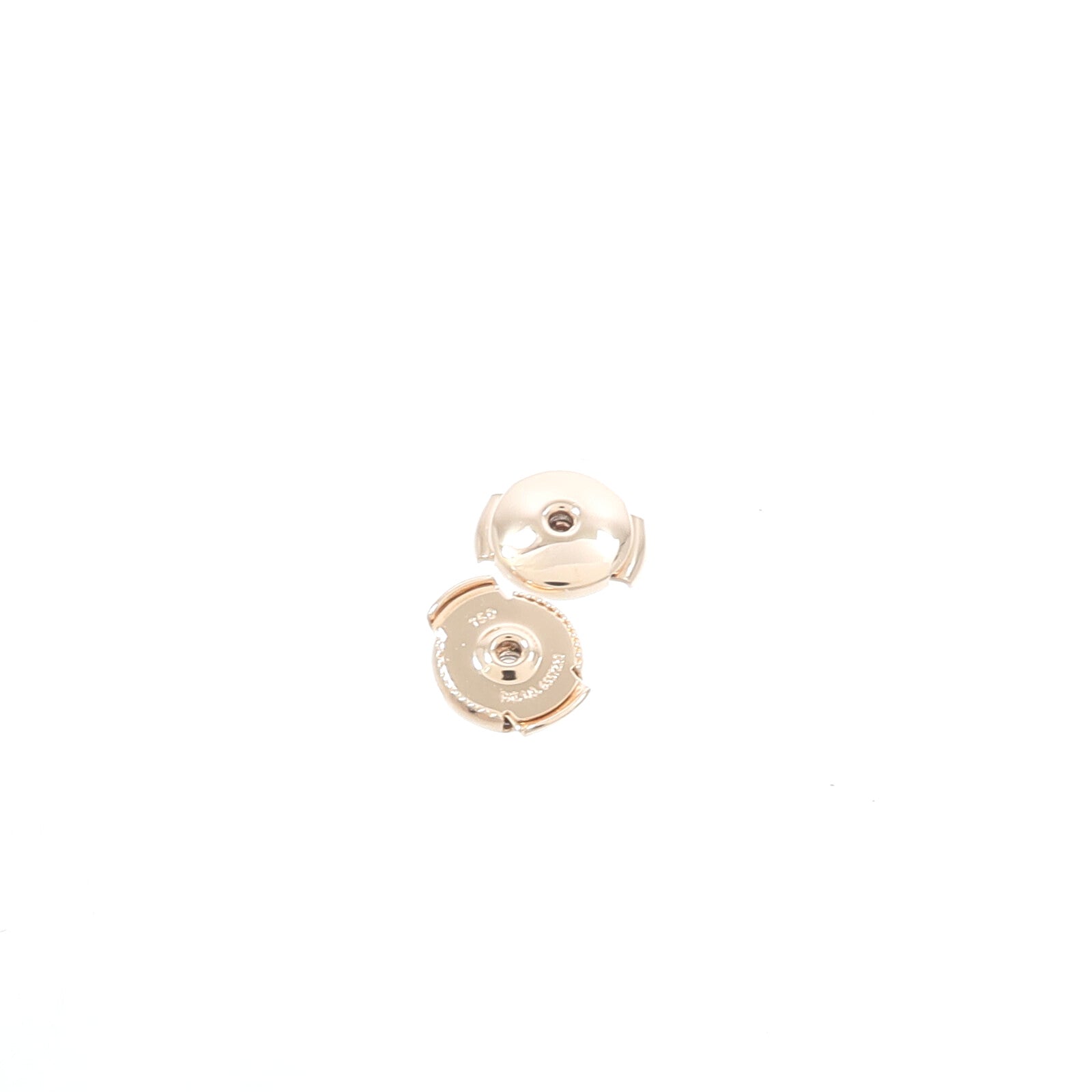HERMES 18K玫瑰金Finesse Earrings鑽石耳環