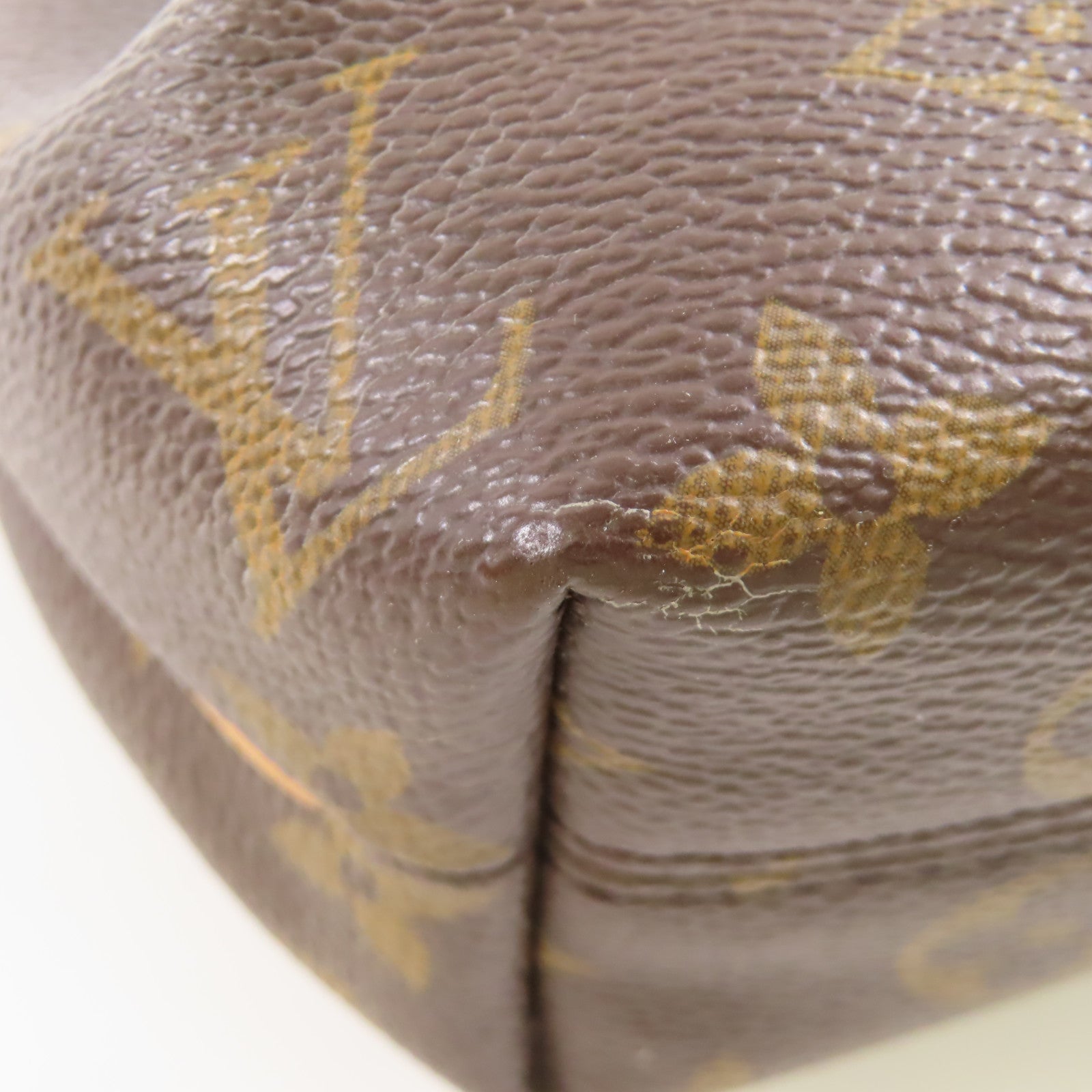 LOUIS VUITTON Monogram Nano Turenne金扣手挽肩背兩用袋棕色