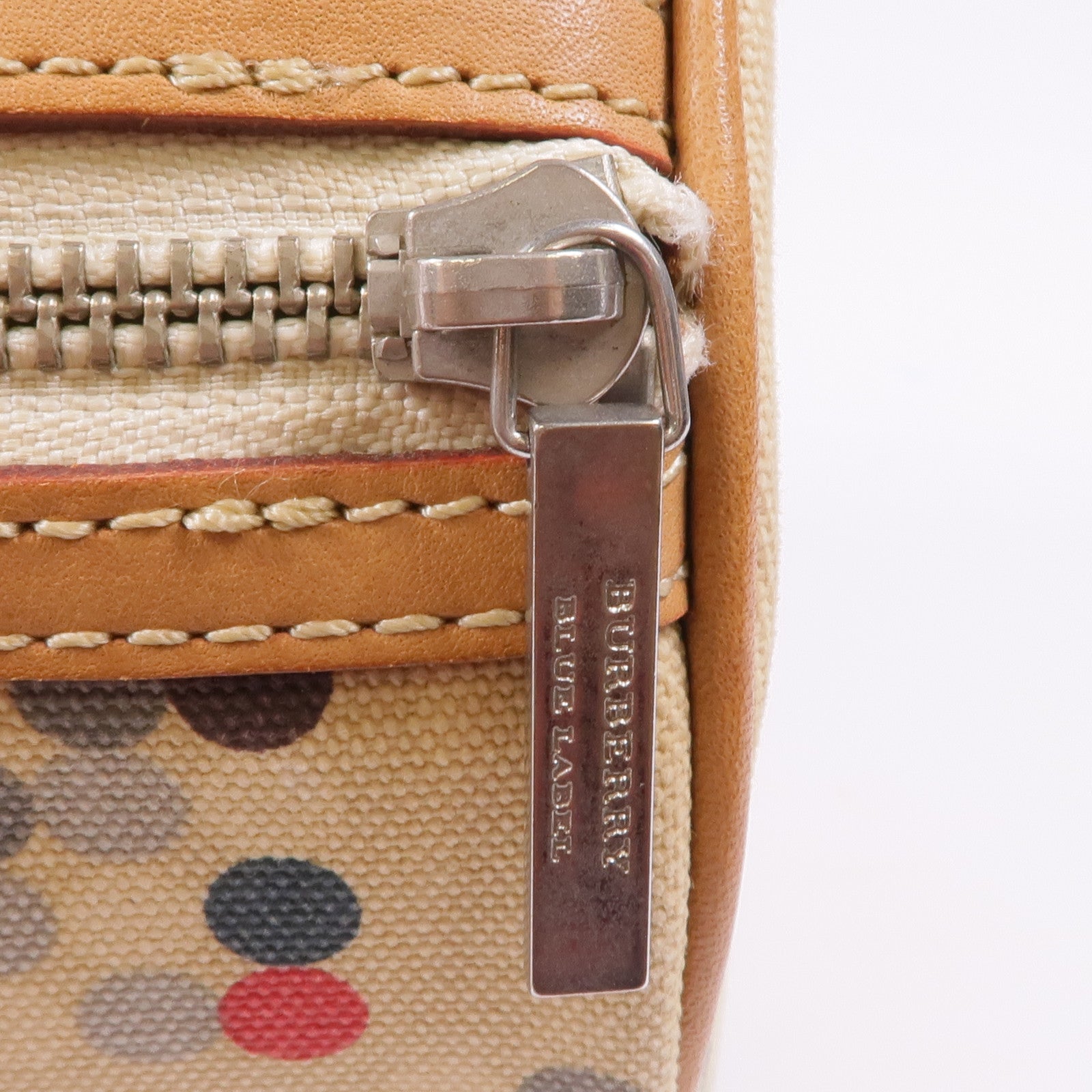 BURBERRY BLUE LABEL 帆布Handbag銀扣手挽袋