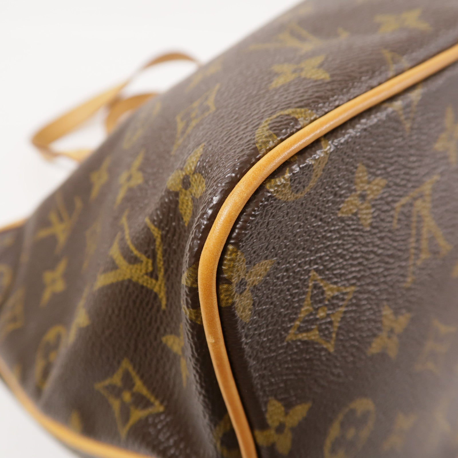 LOUIS VUITTON Monogram Palermo PM金扣手挽肩背兩用袋棕色
