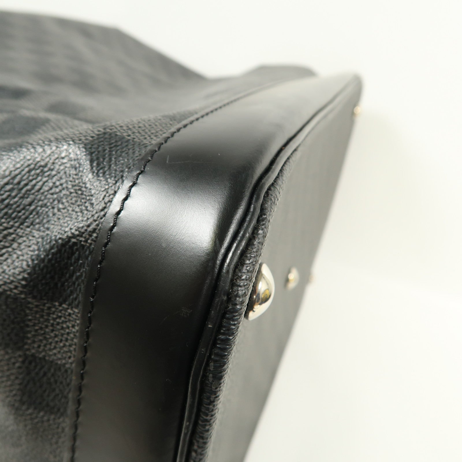 LOUIS VUITTON Damier Graphite Grimaud銀扣行李箱