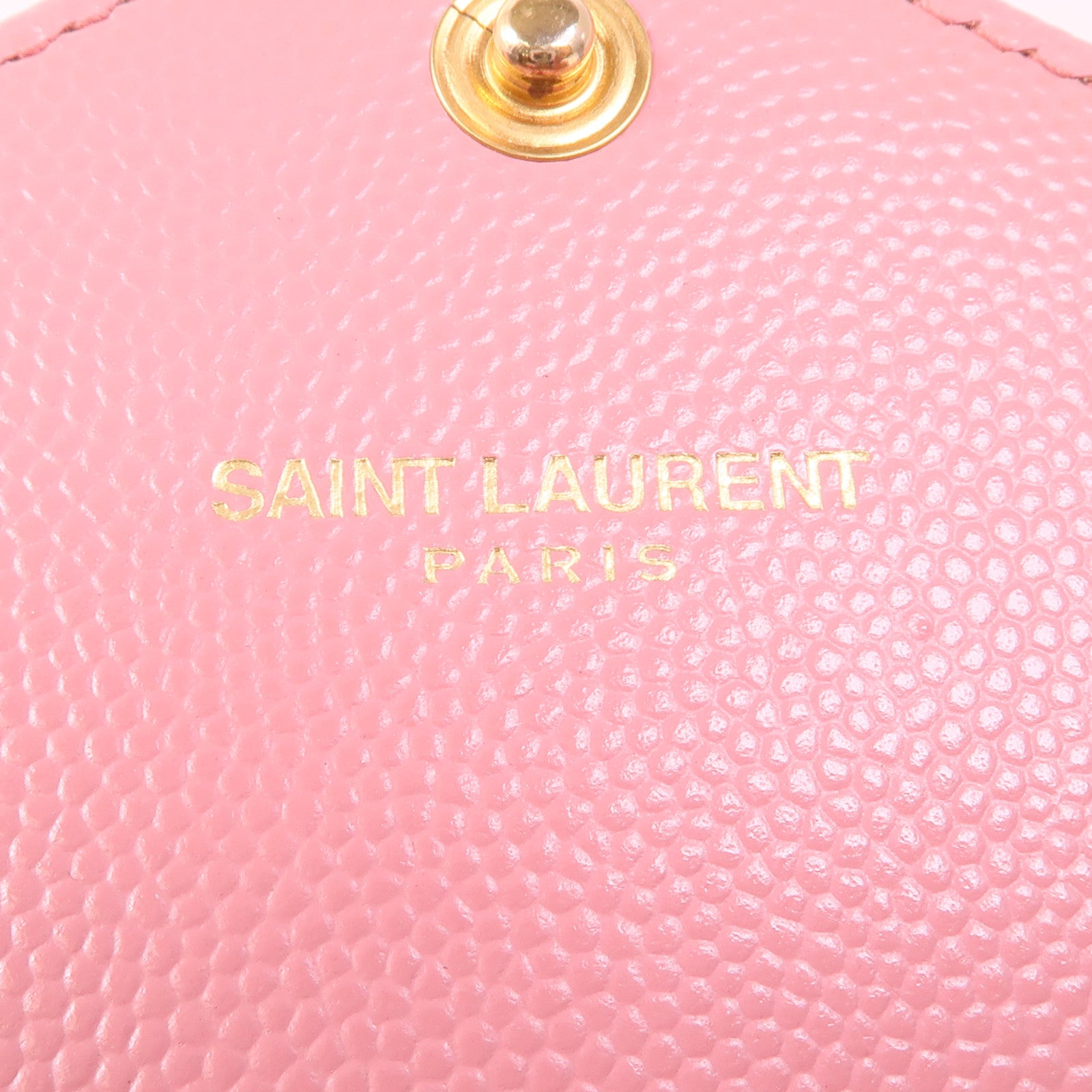 SAINT LAURENT 牛皮皮革Long Wallet金扣長錢包