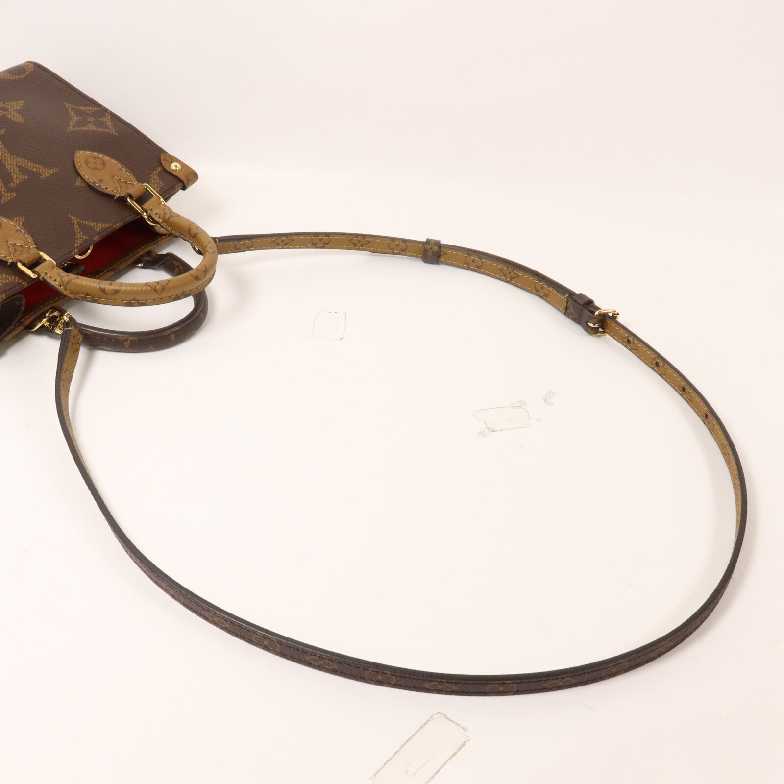 LOUIS VUITTON Monogram Reverse On The Go BB手挽肩背兩用袋